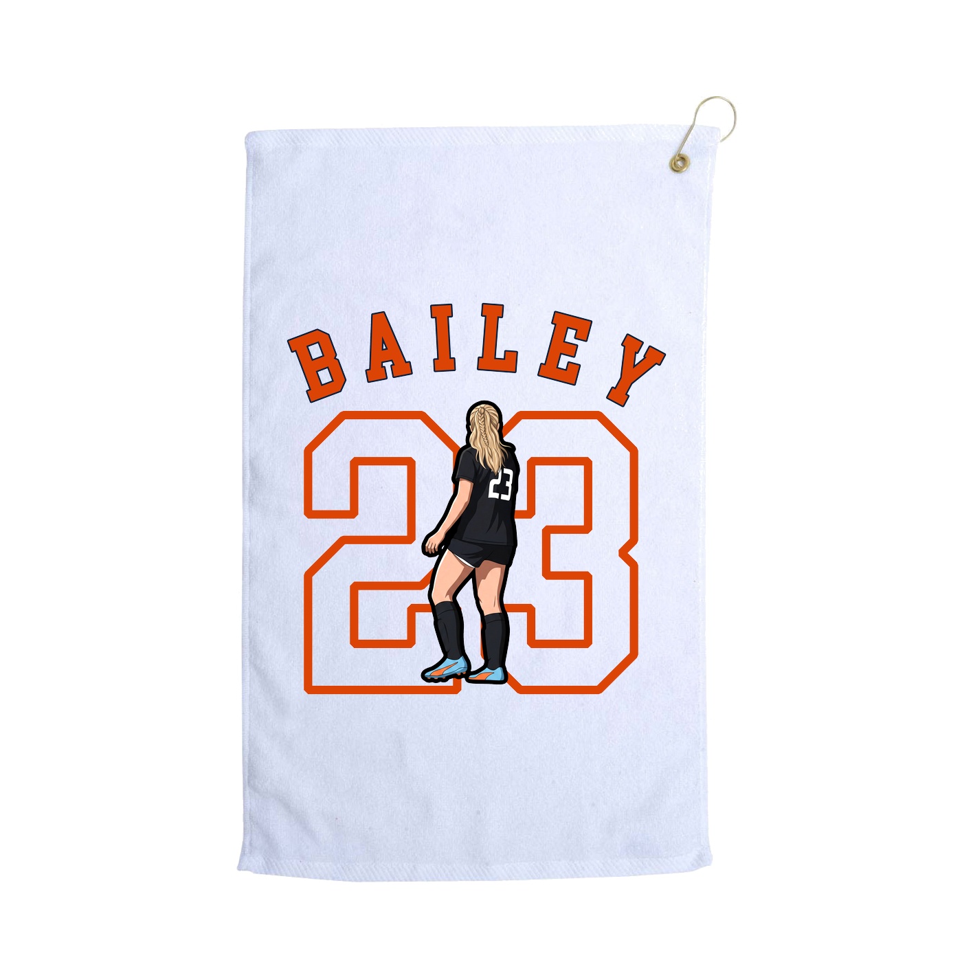 Golf Towel — Shirsey Arch in White