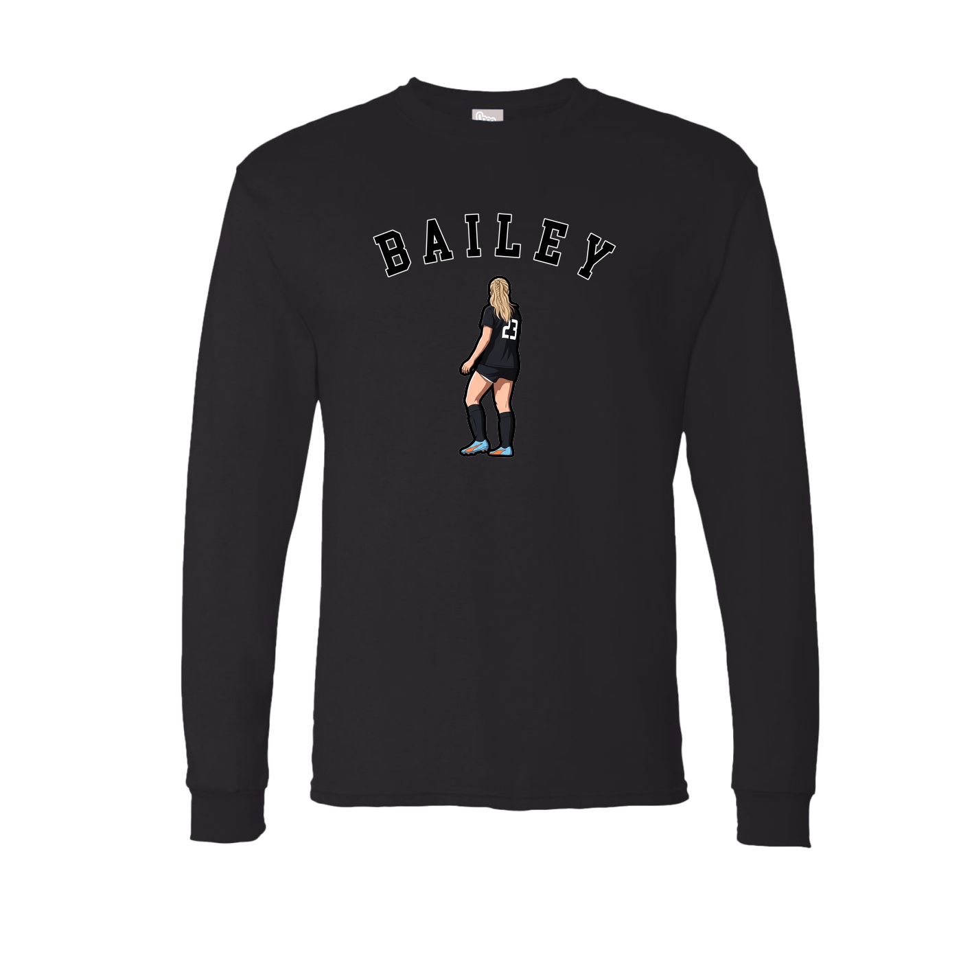 Long Sleeve Tee — Shirsey Arch in Black