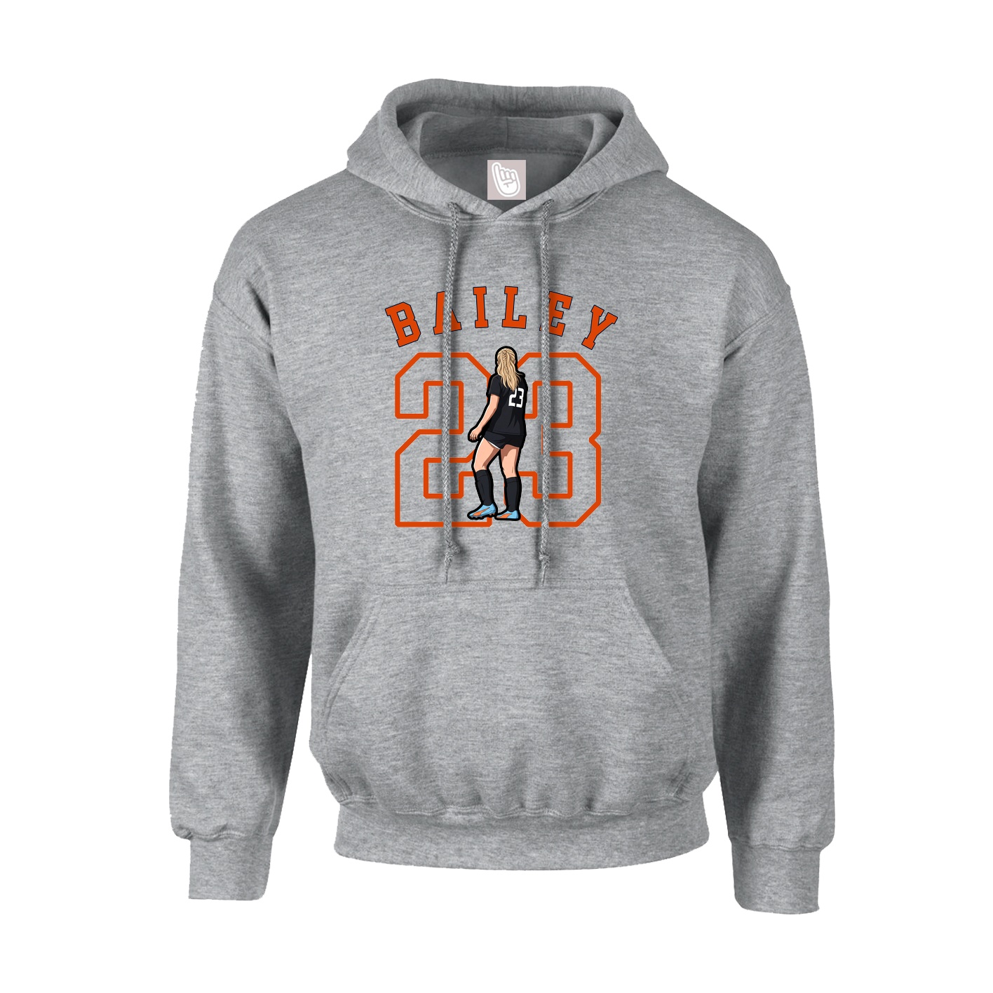 Hoodie — Shirsey Arch in Grey