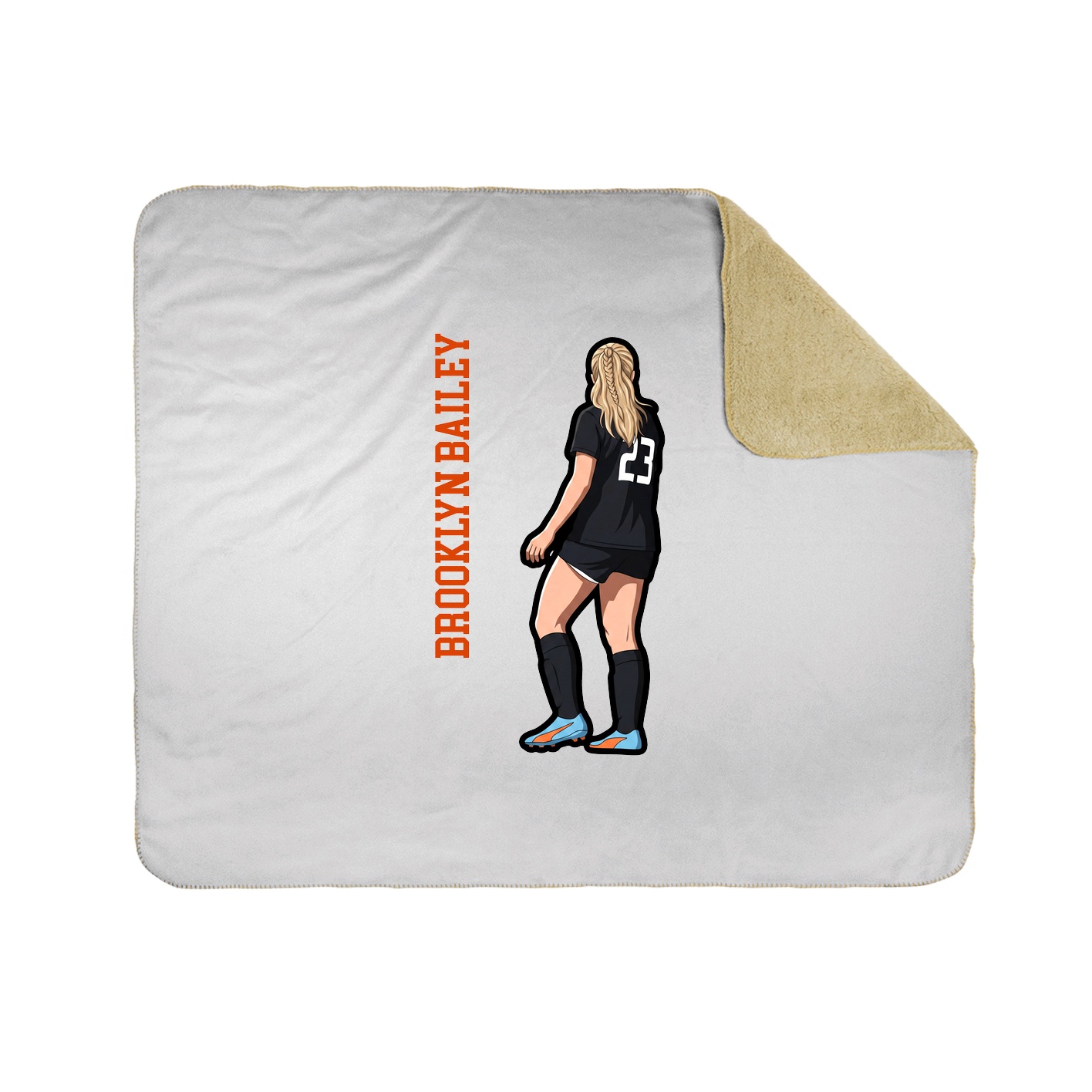 50x60 Sherpa Lined Throw Blanket