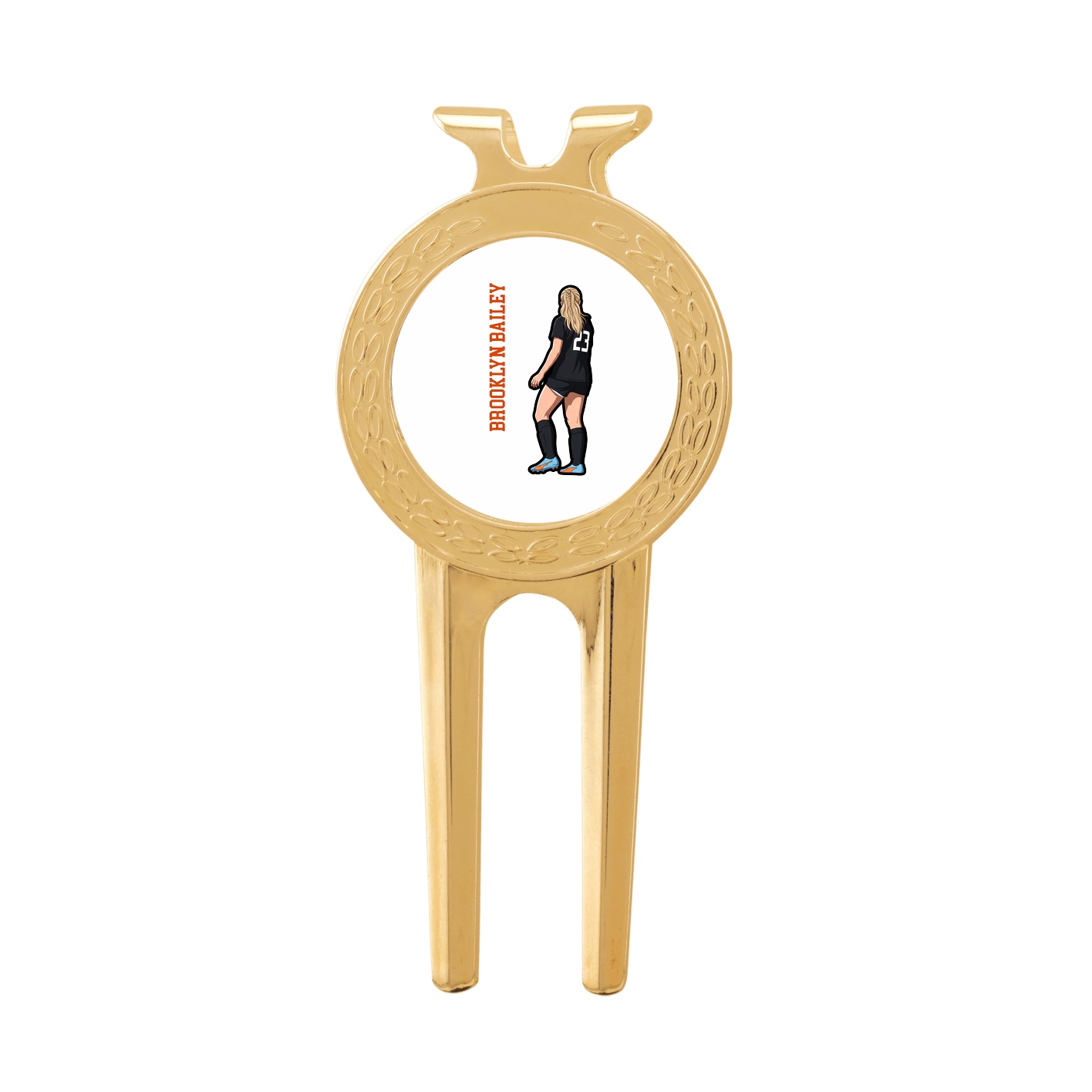 Divot Tool with Ball Marker — Name Vertical in Classic