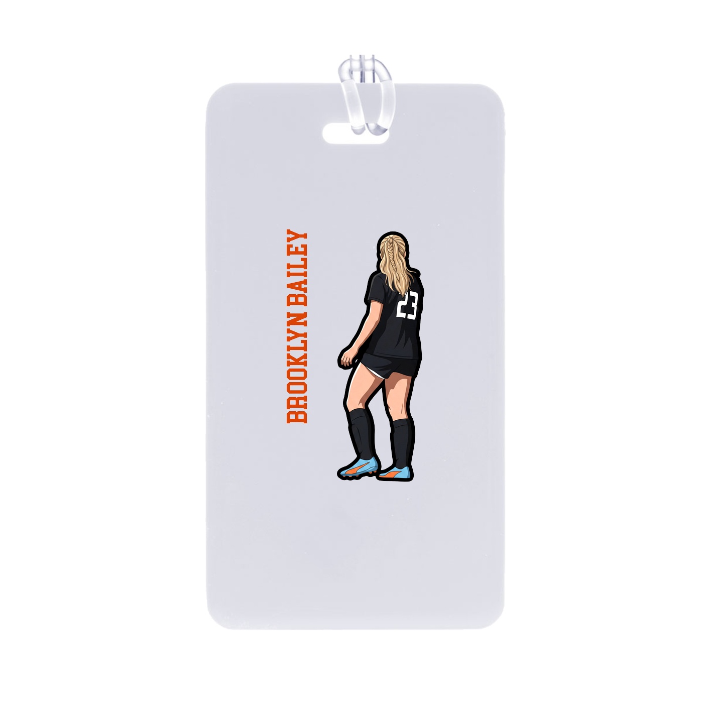 Bag Tag — Name Vertical in Classic
