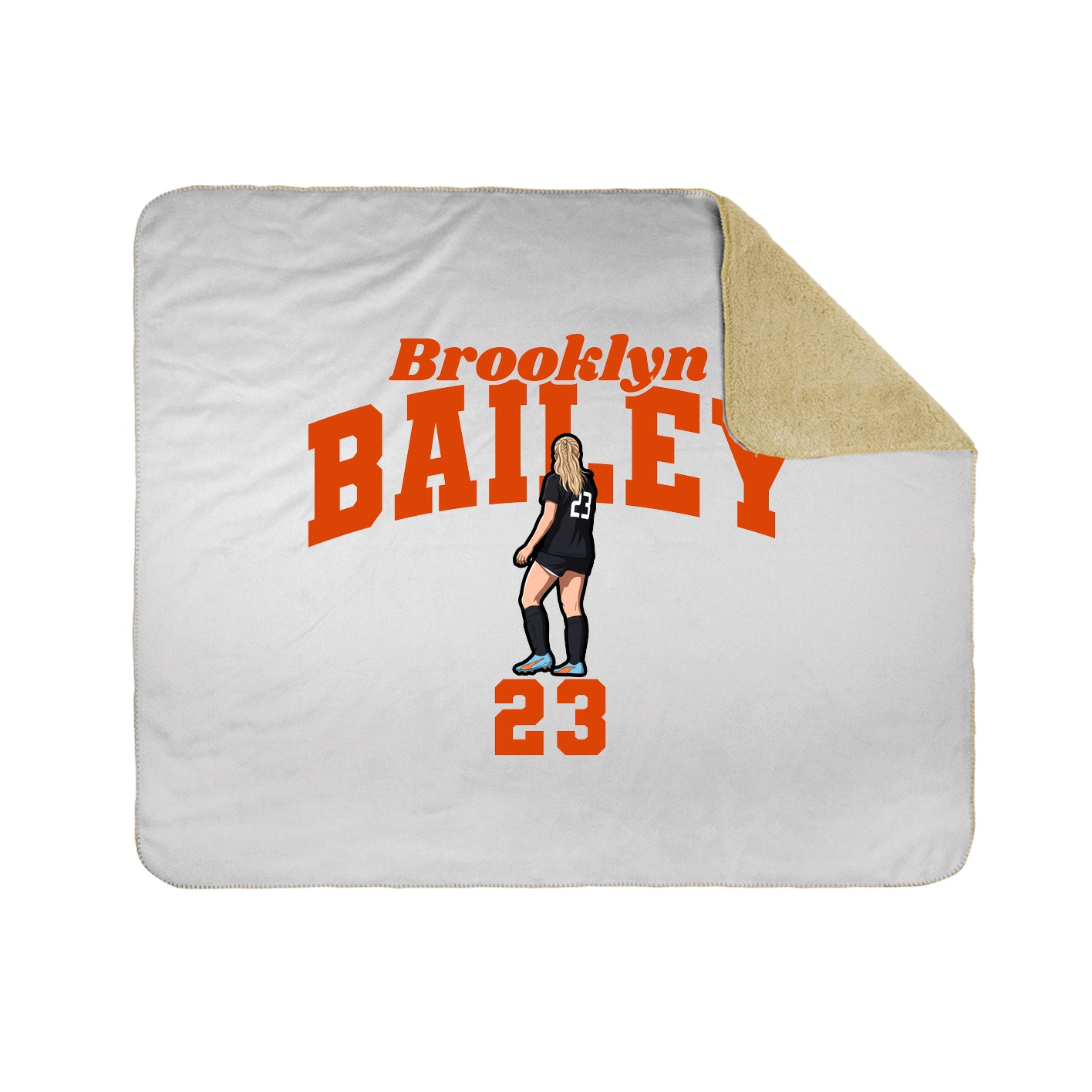 Throw Blanket — Signature Arch in White