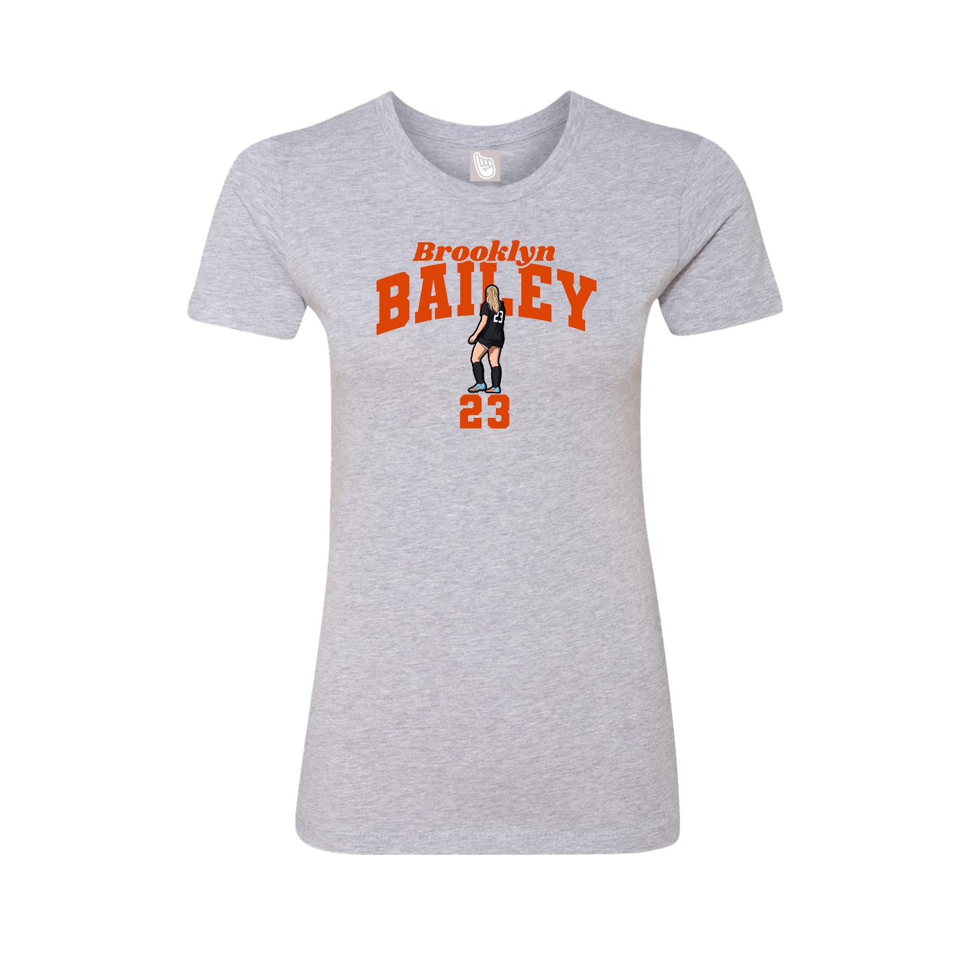 Womens Tee — Signature Arch in Grey