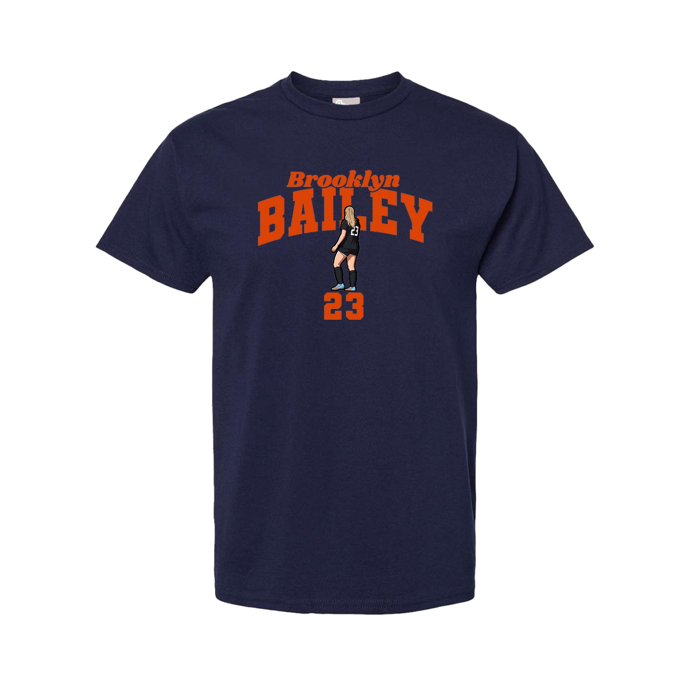 Youth Tee — Signature Arch in Navy