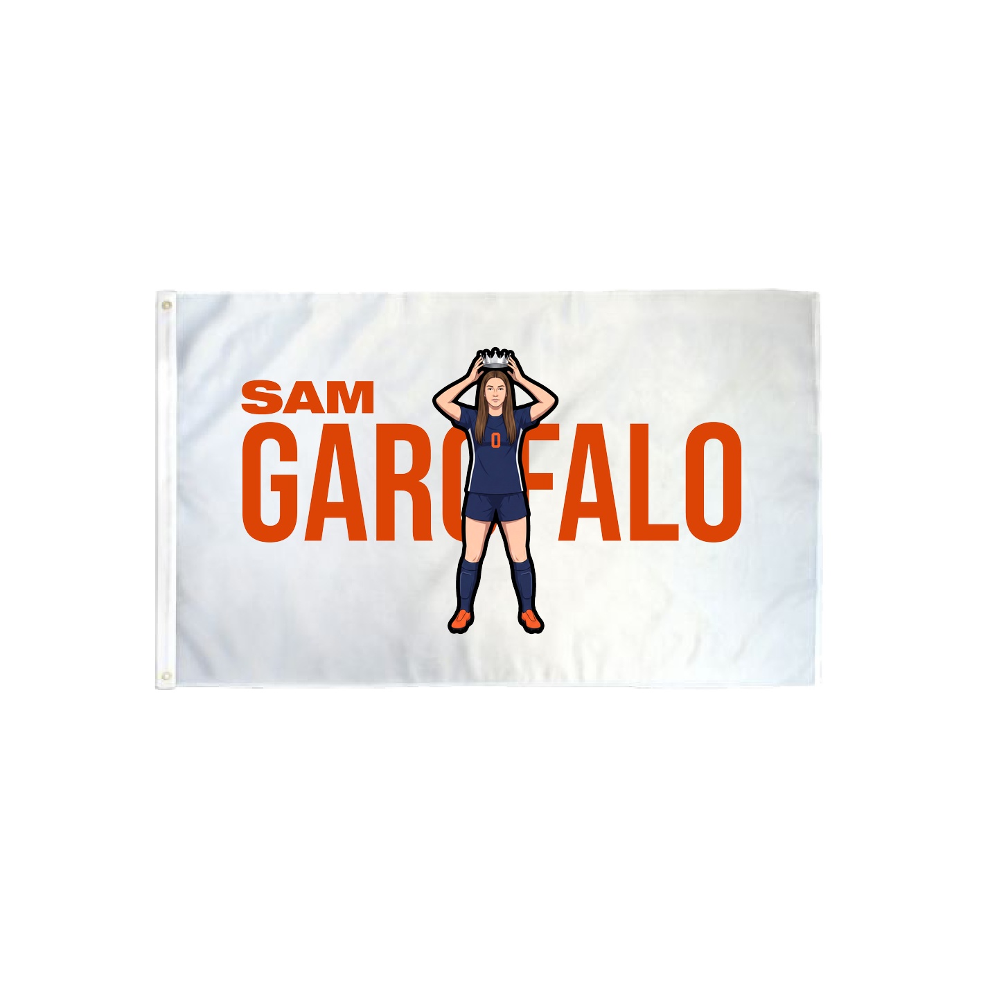 3x5 Flag — Player Name in Classic