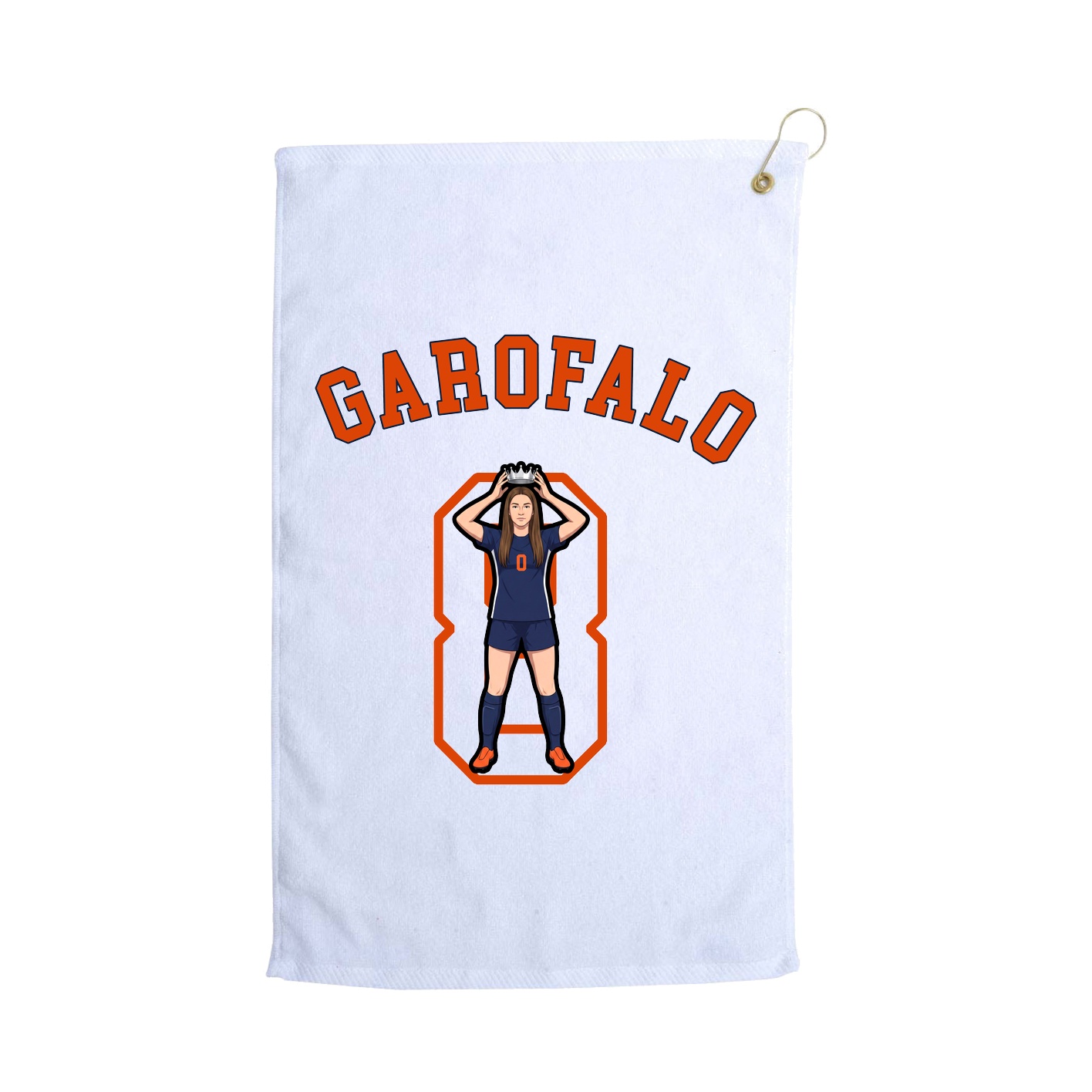 Golf Towel — Shirsey Arch in White