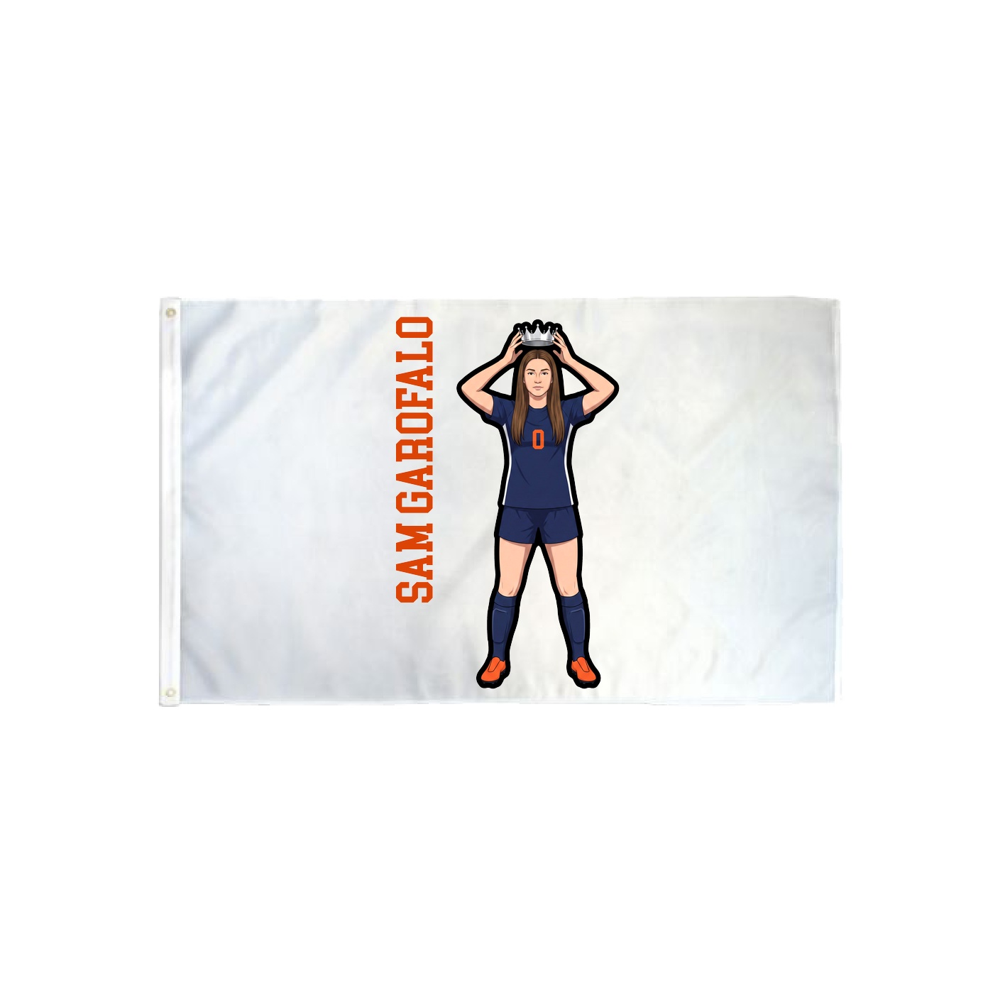 3x5 Flag — Name Vertical in Classic