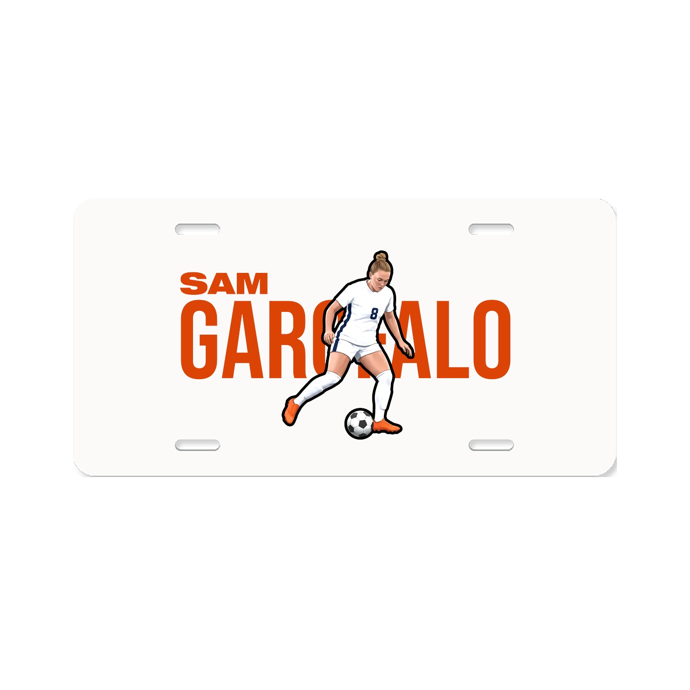 License Plate — Player Name in Classic