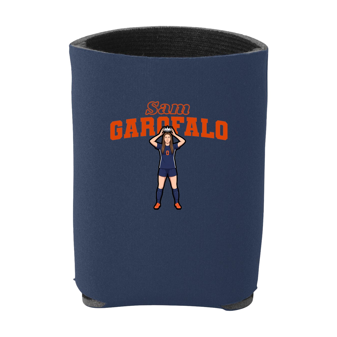 Can Holder — Name Arch in Navy