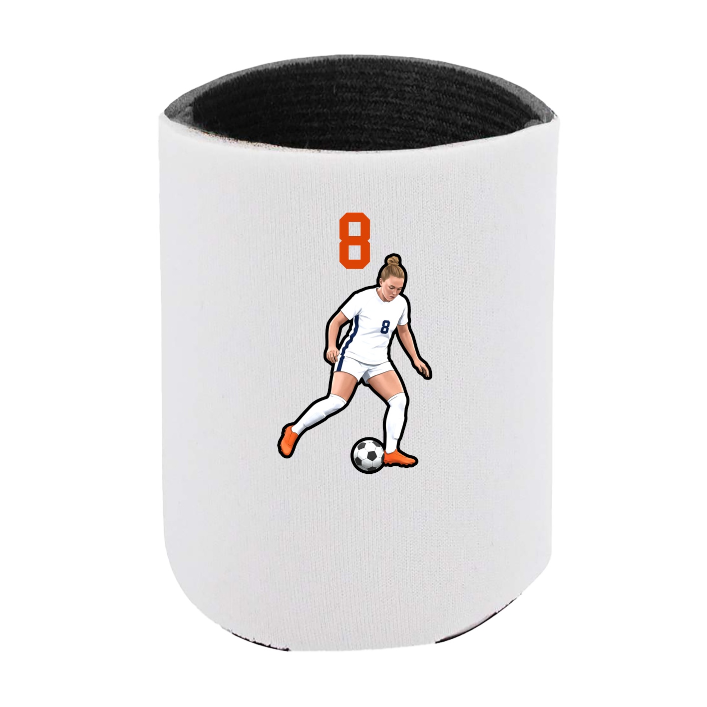 Can Holder — Number Top in White