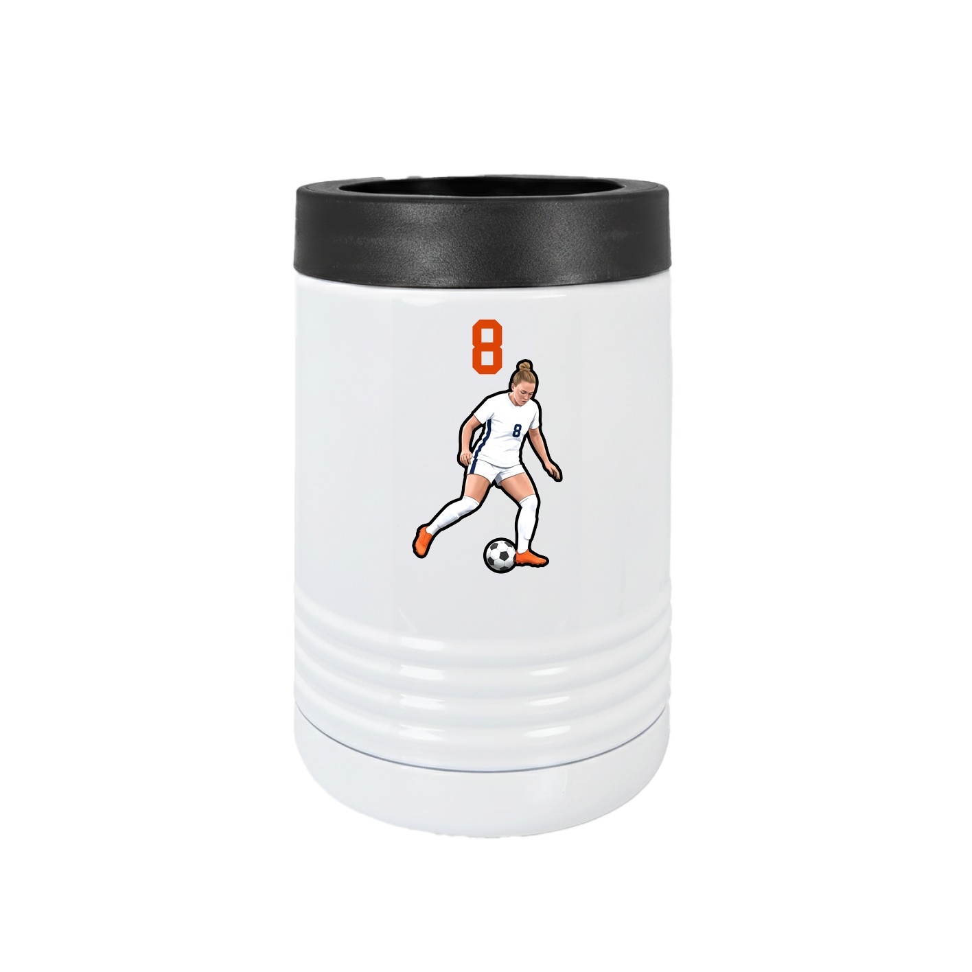 Beverage Holder — Number Top in White