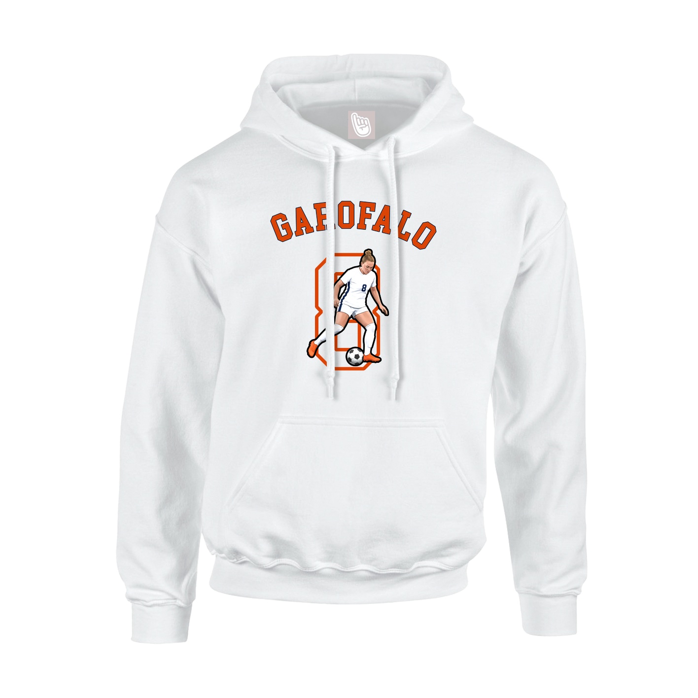 Hoodie — Shirsey Arch in White