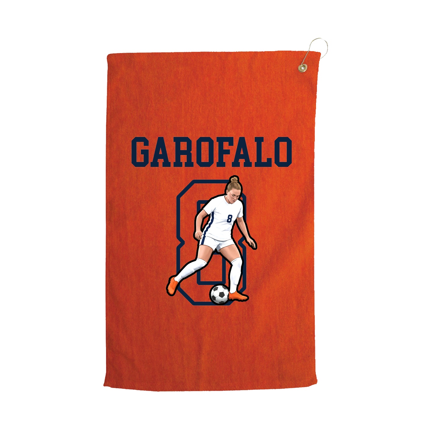 Golf Towel — Shirsey in Orange