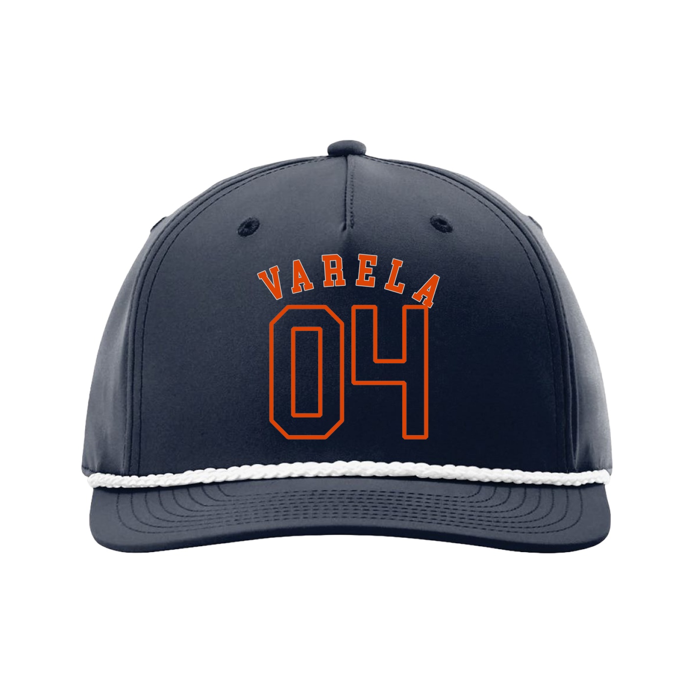 Five-Panel Classic Rope Cap — Shirsey Arch in Navy
