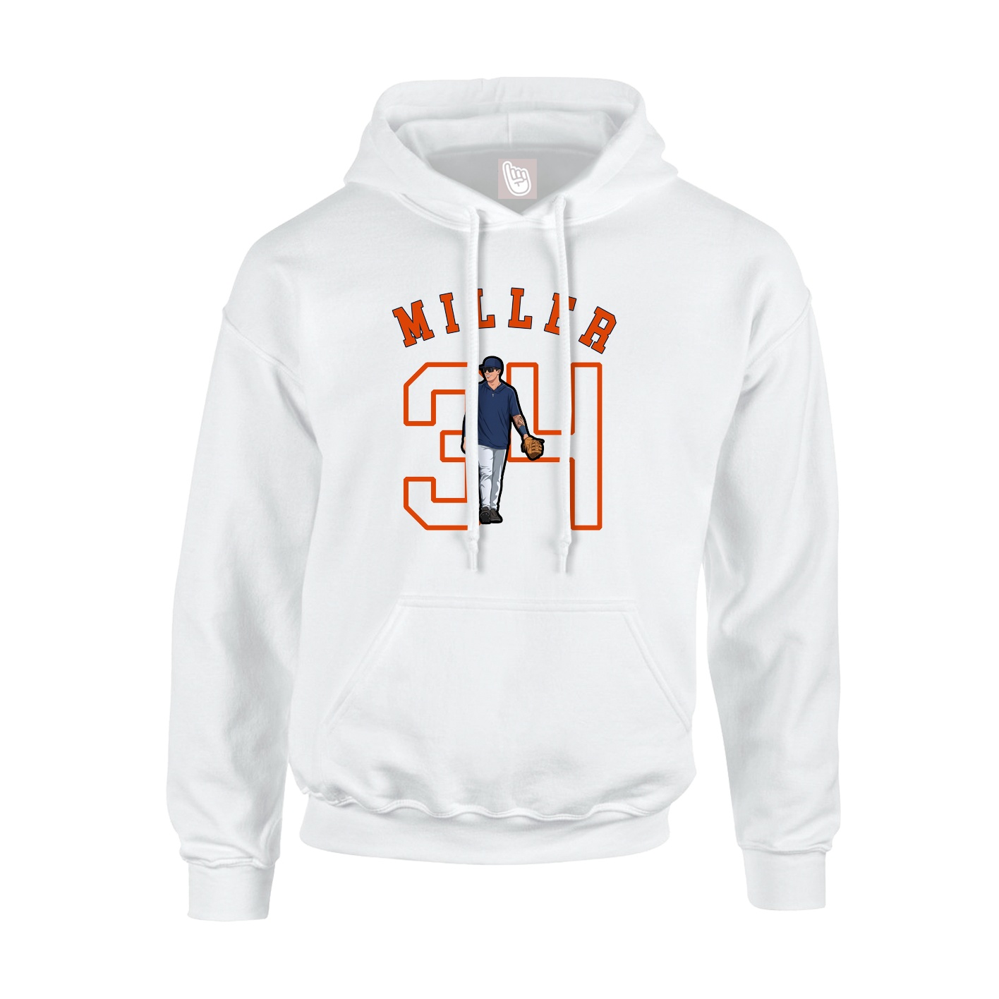 Hoodie — Shirsey Arch in White