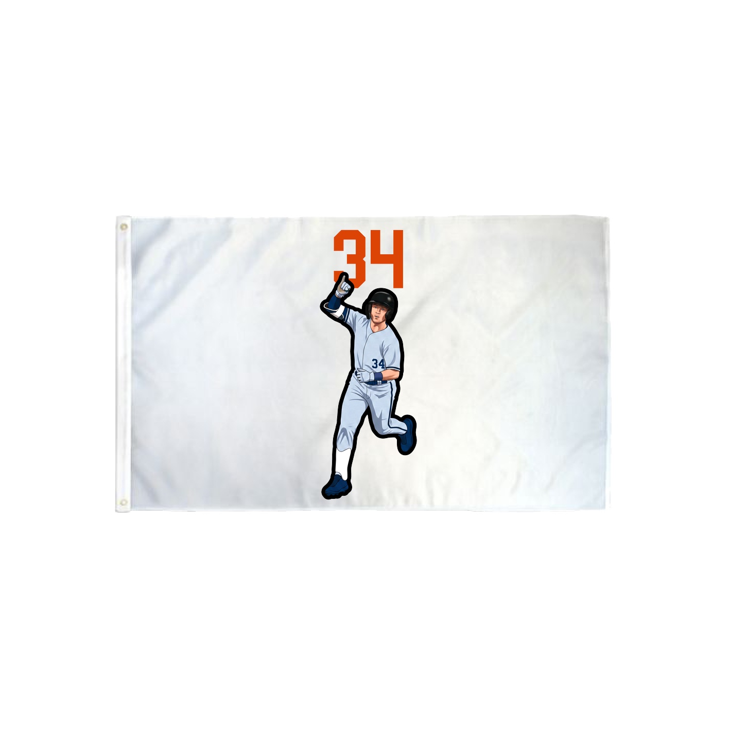3x5 Flag — Number Top in Classic