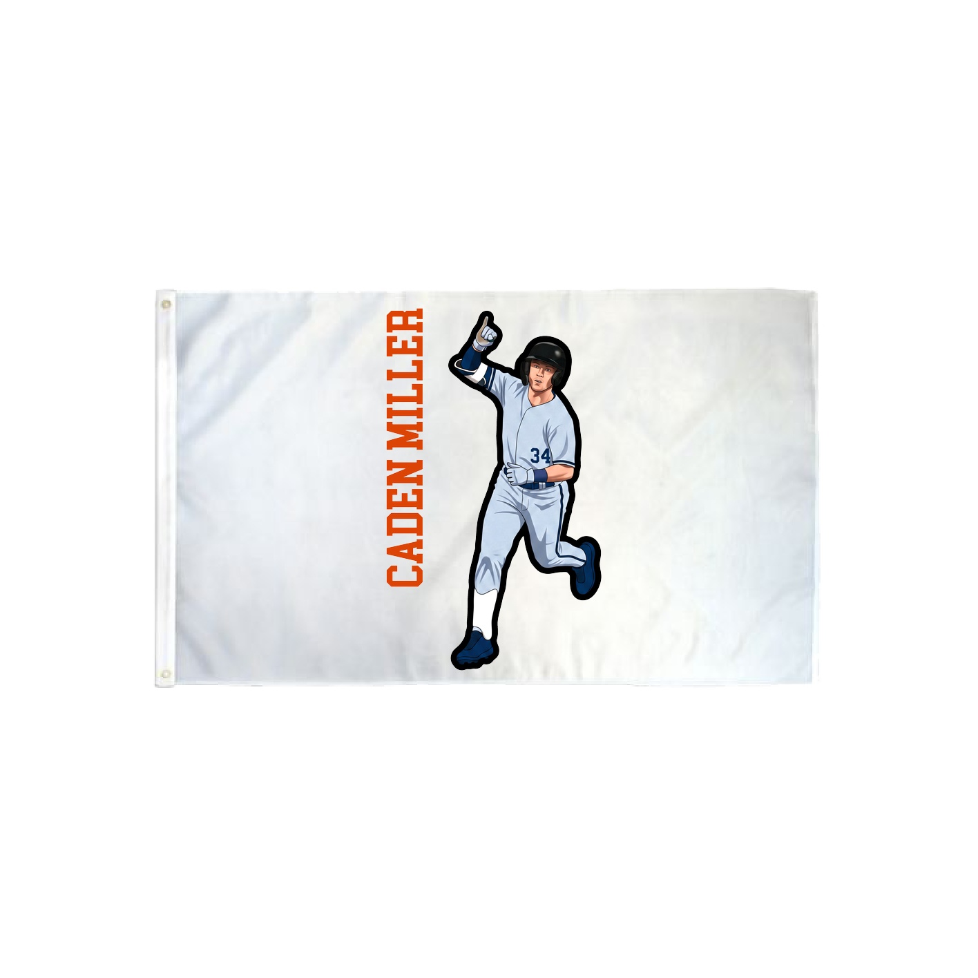 3x5 Flag — Name Vertical in Classic