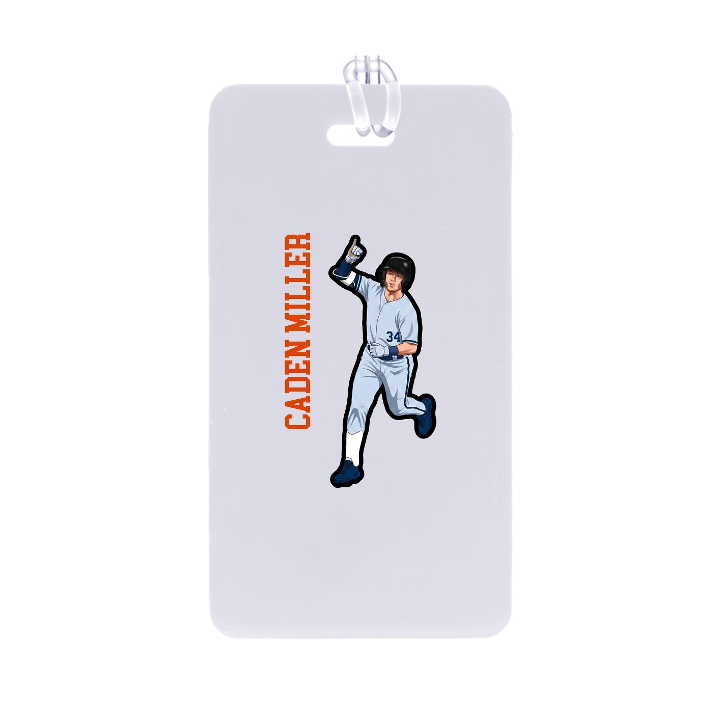 Bag Tag — Name Vertical in Classic