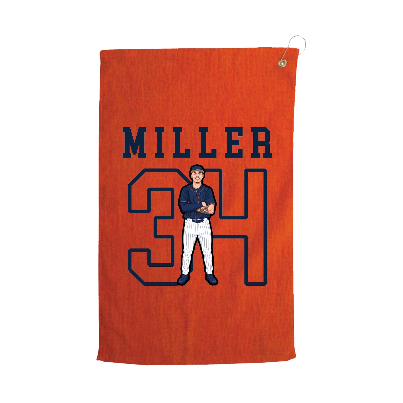 Golf Towel — Shirsey in Orange