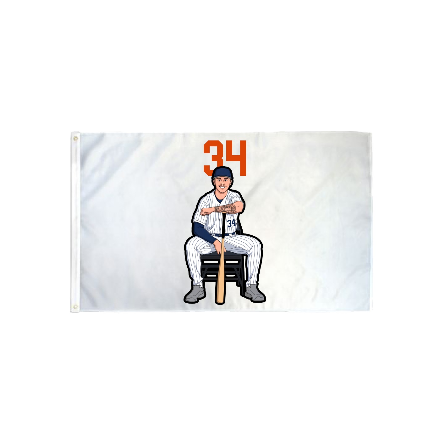 3x5 Flag — Number Top in Classic