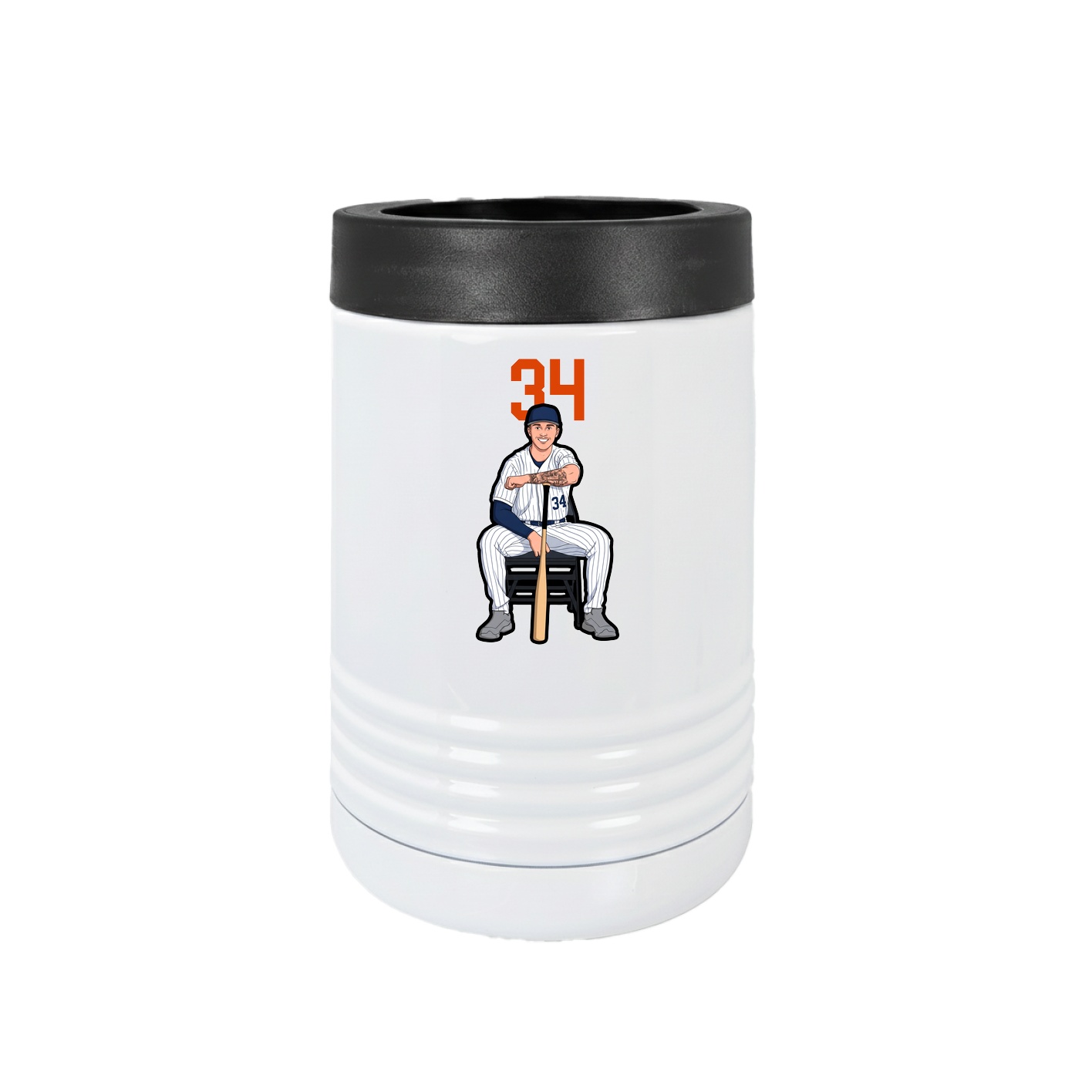 Beverage Holder — Number Top in White