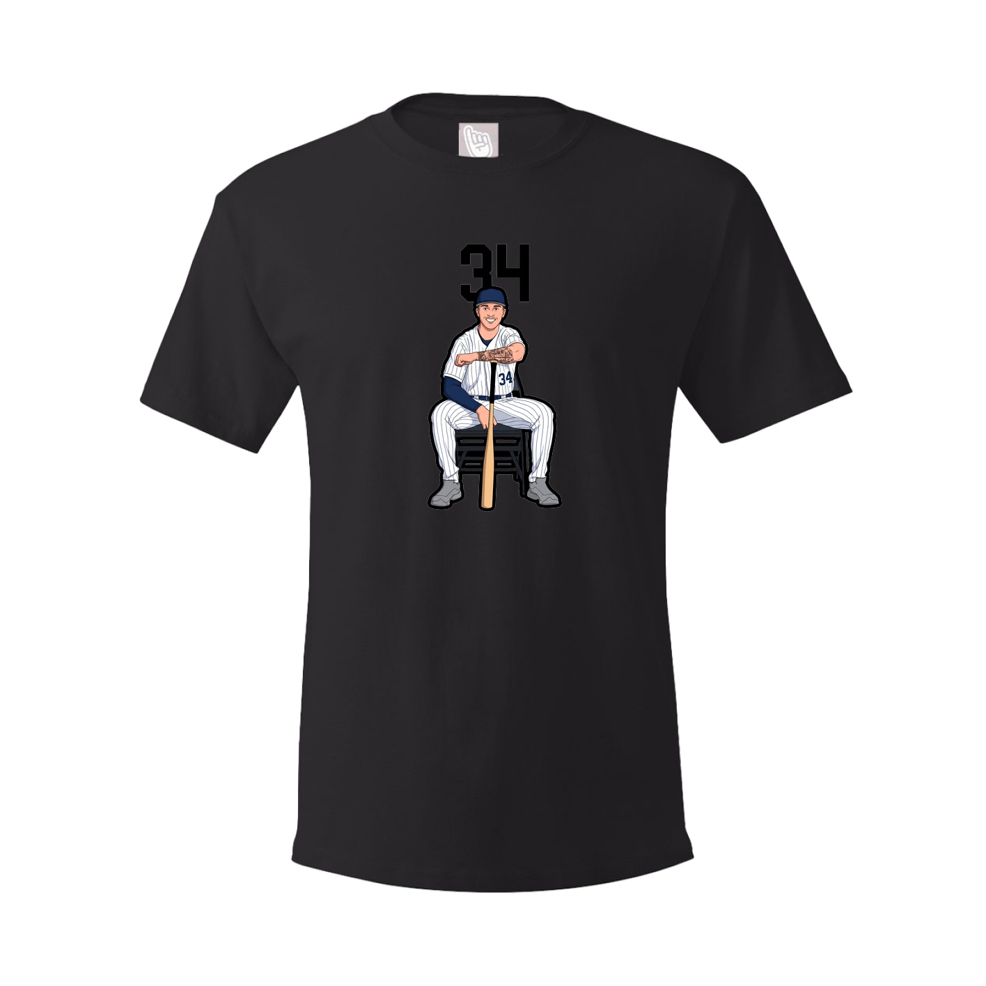 Tee — Number Top in Black