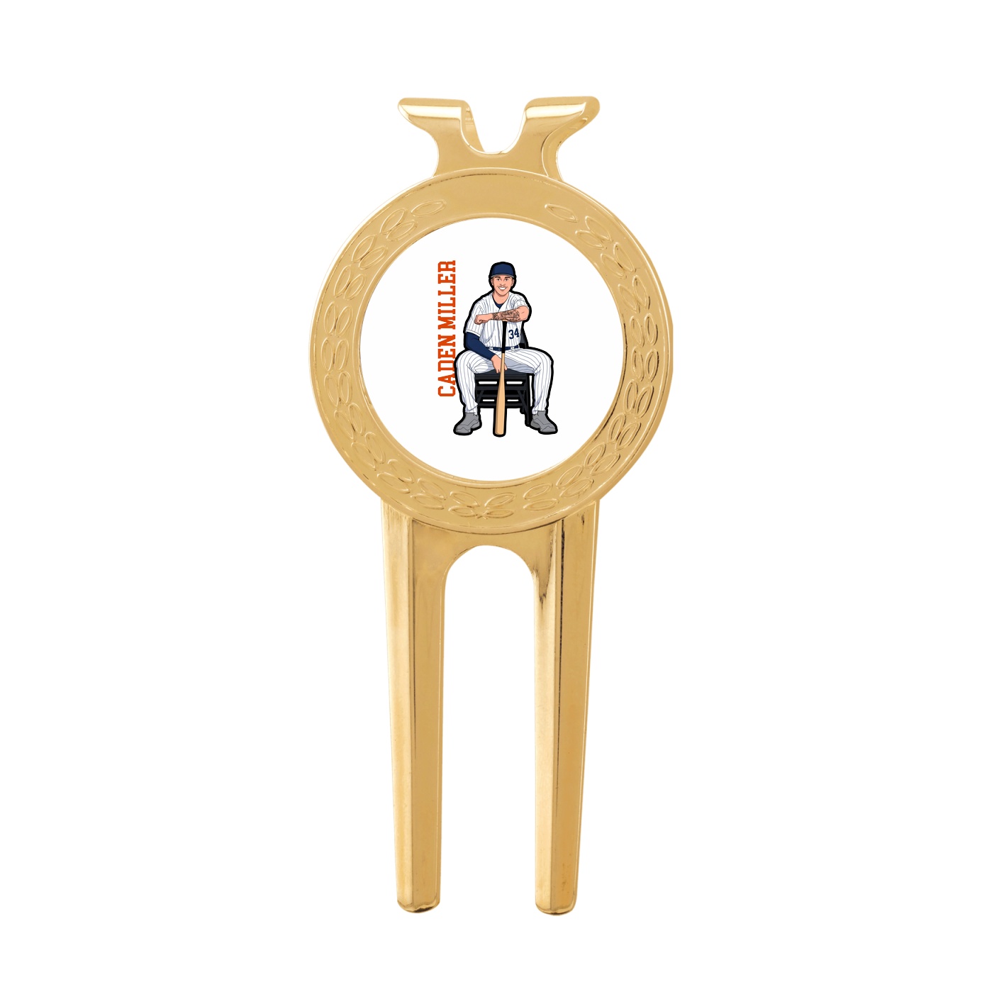 Divot Tool with Ball Marker — Name Vertical in Classic