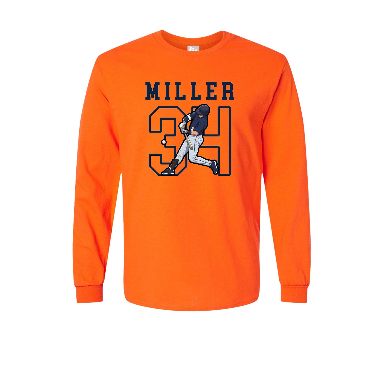 Long Sleeve Tee — Shirsey in Orange