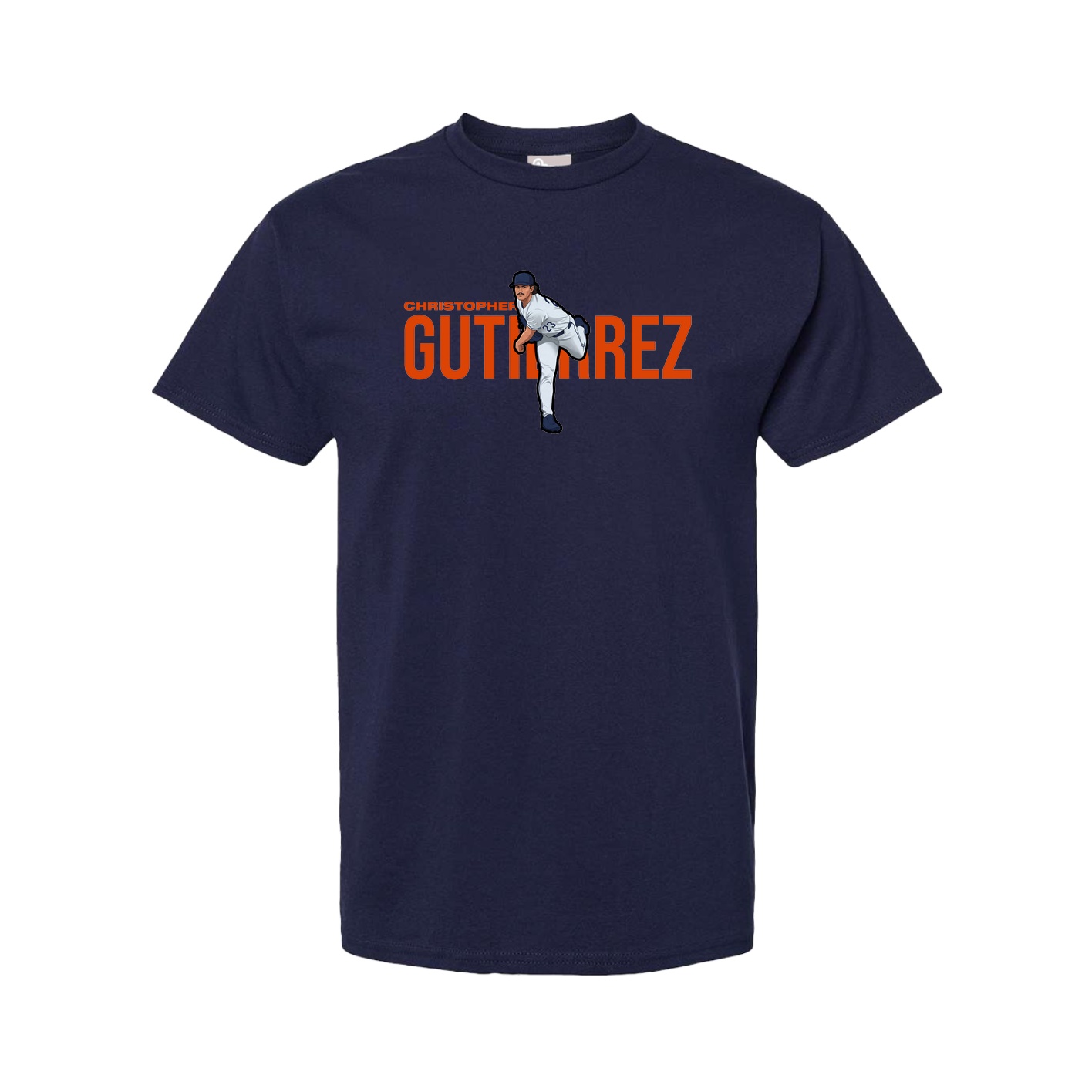 Tee — Player Name in Navy