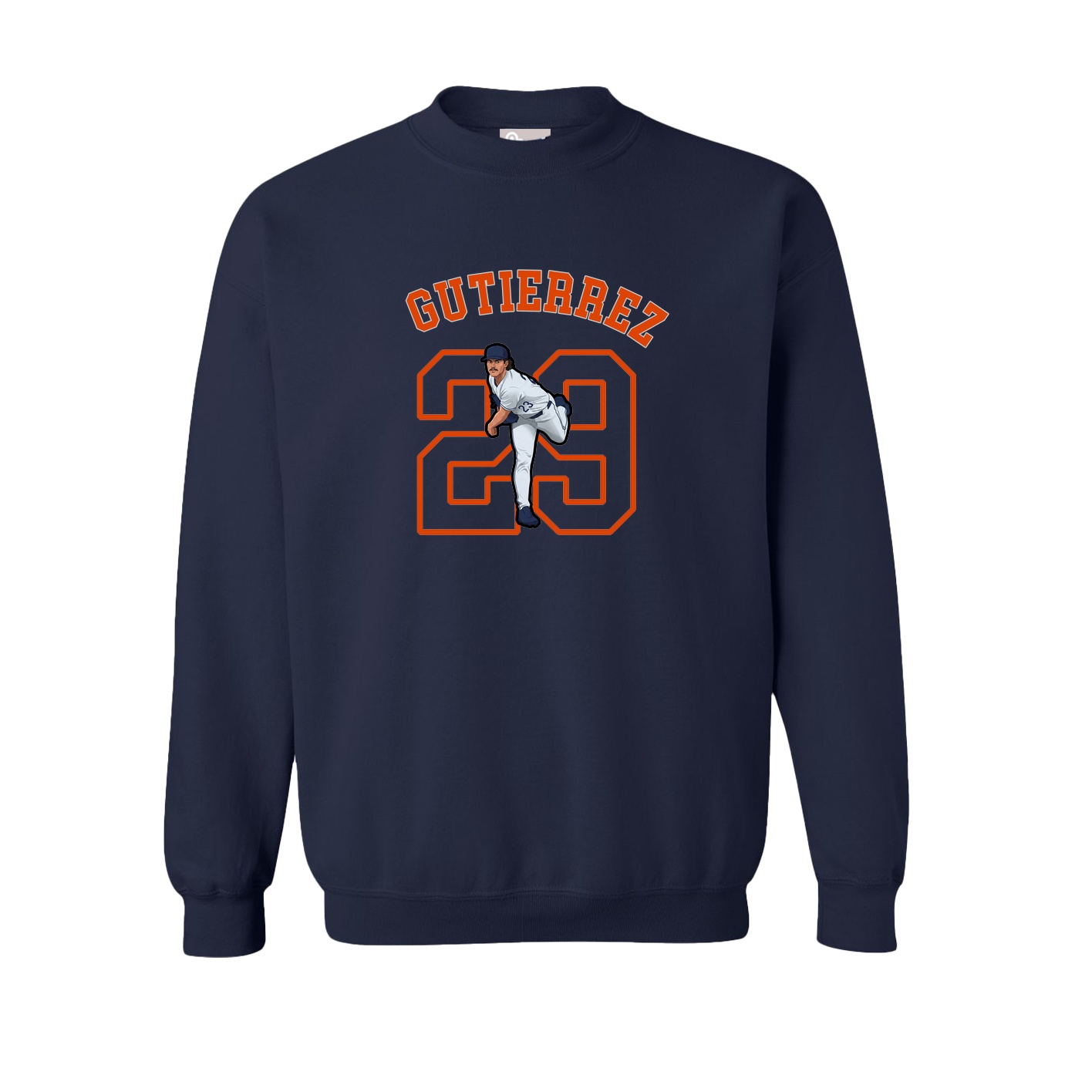 Fleece Crew — Shirsey Arch in Navy