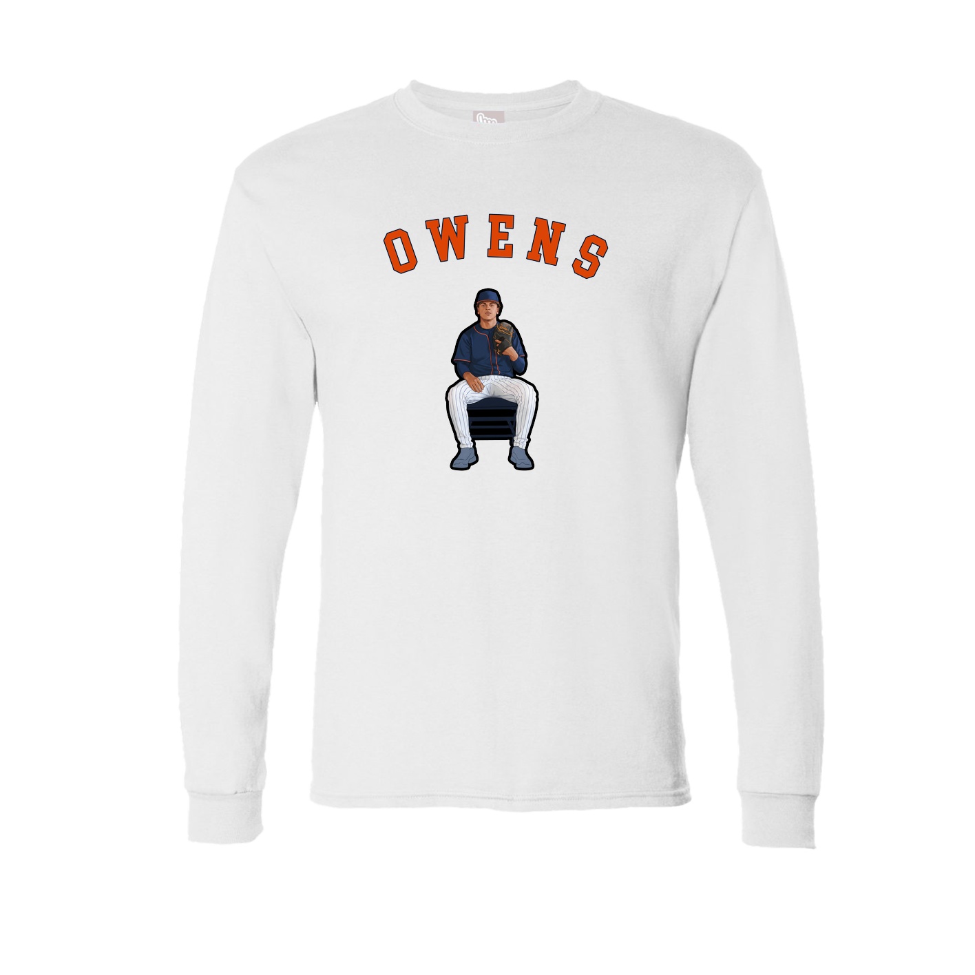 Long Sleeve Tee — Shirsey Arch in White