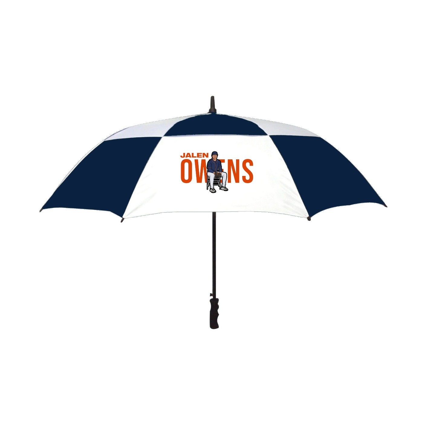 Golf Umbrella — Player Name in Navy