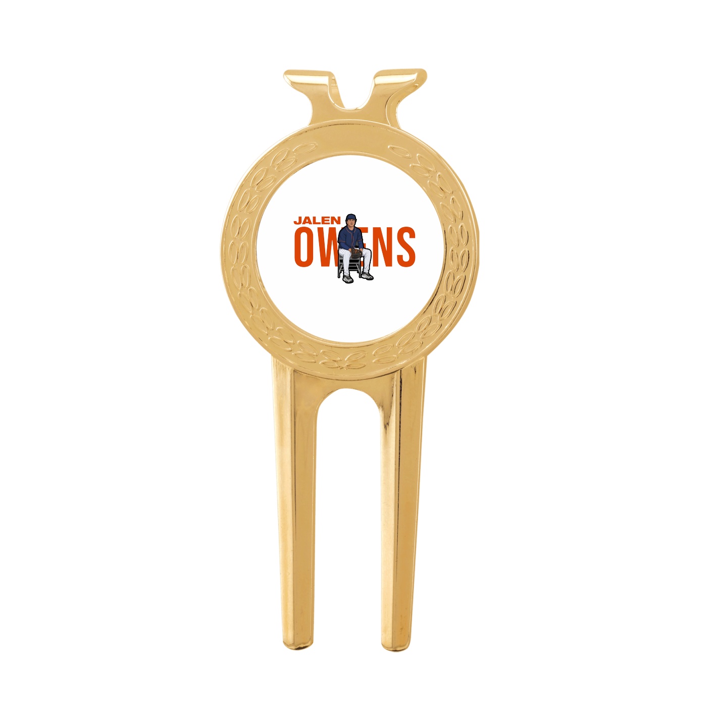 Divot Tool with Ball Marker — Player Name in Classic