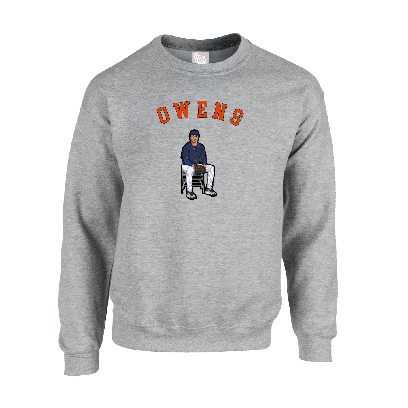 Fleece Crew — Shirsey Arch in Grey