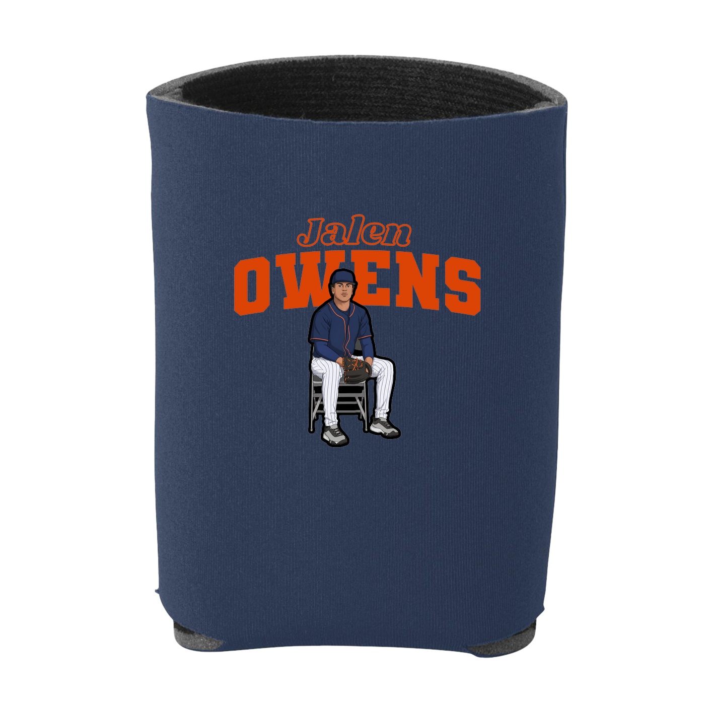 Can Holder — Name Arch in Navy