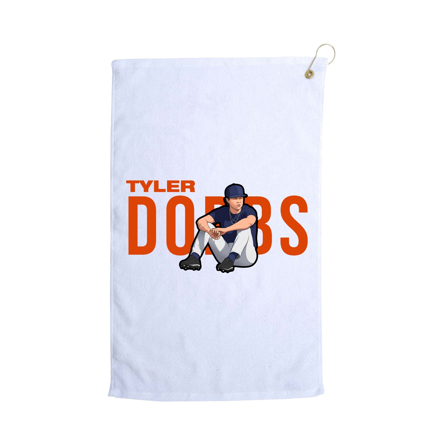 Golf Towel — Player Name in White