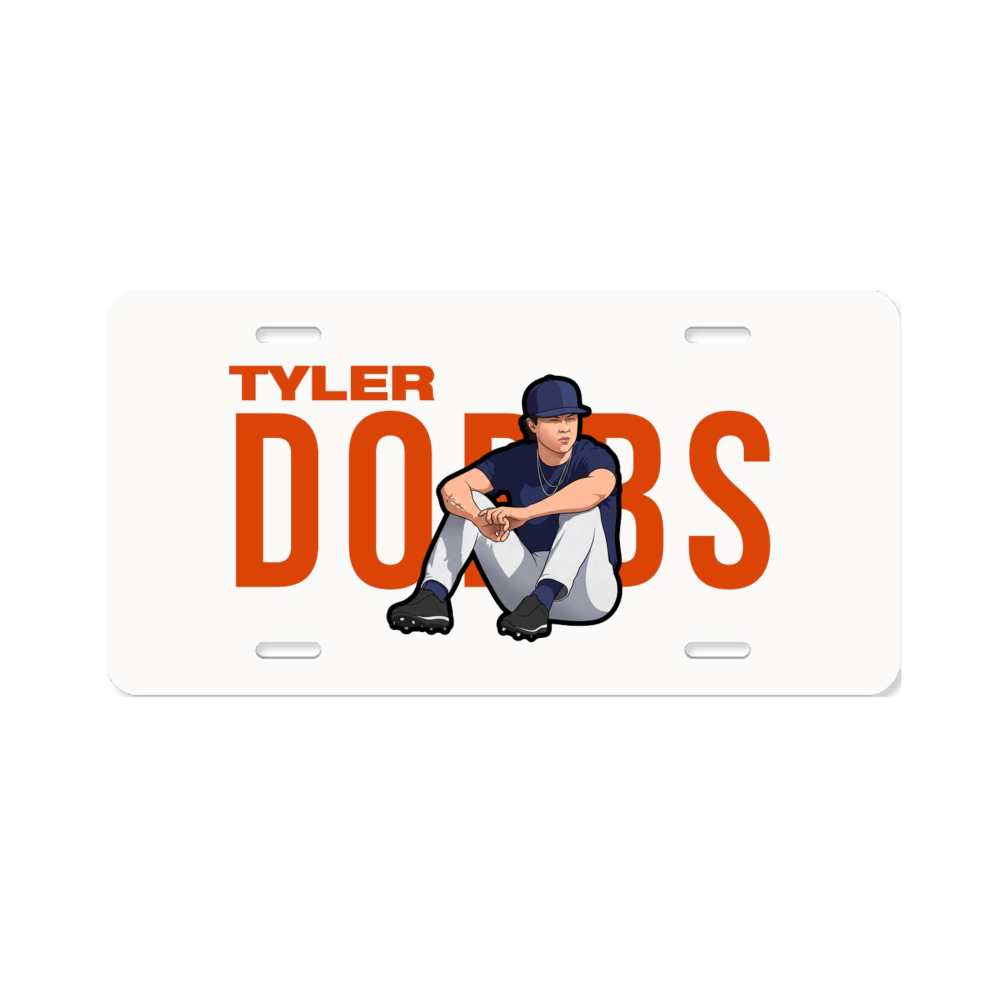 License Plate — Player Name in Classic