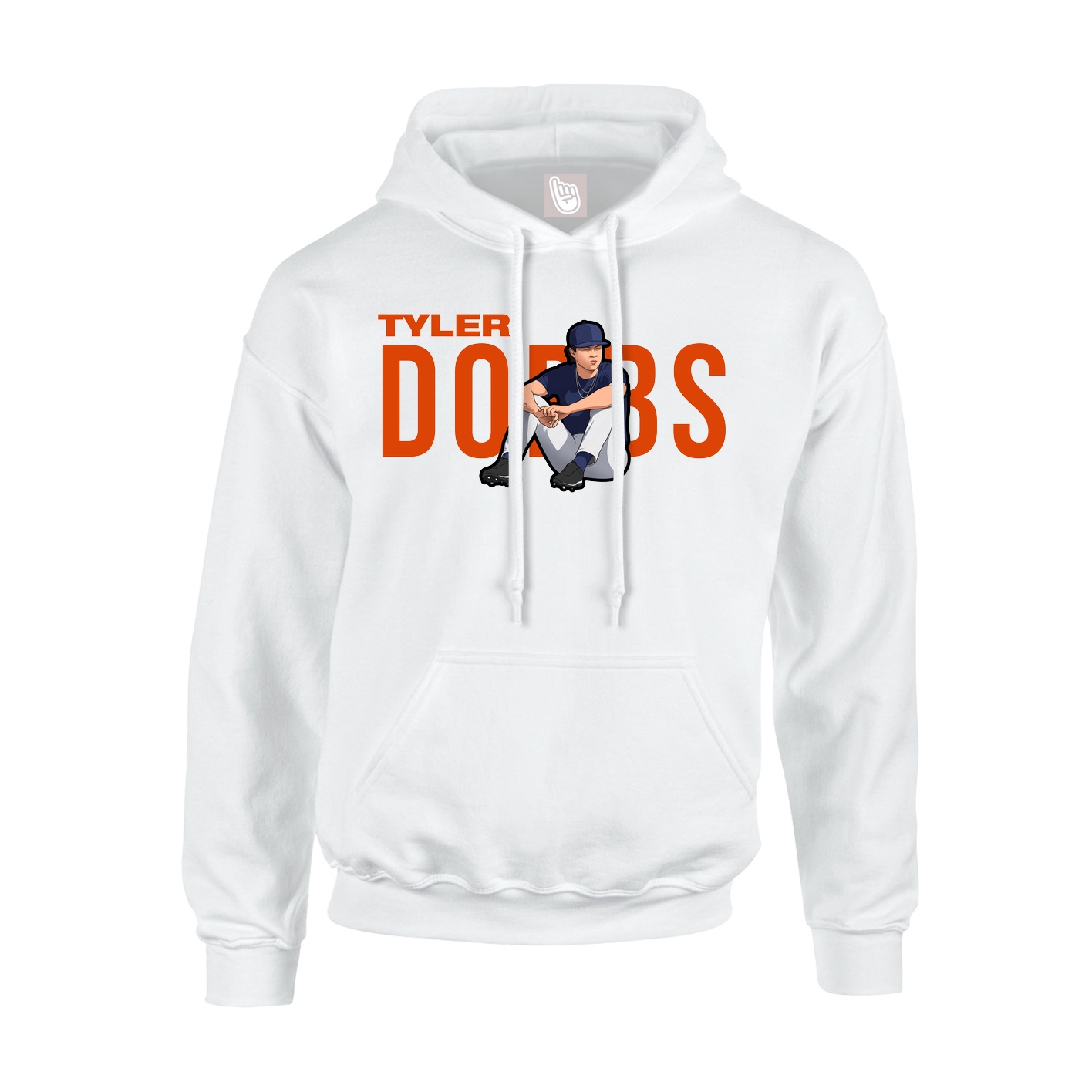 Hoodie — Player Name in White