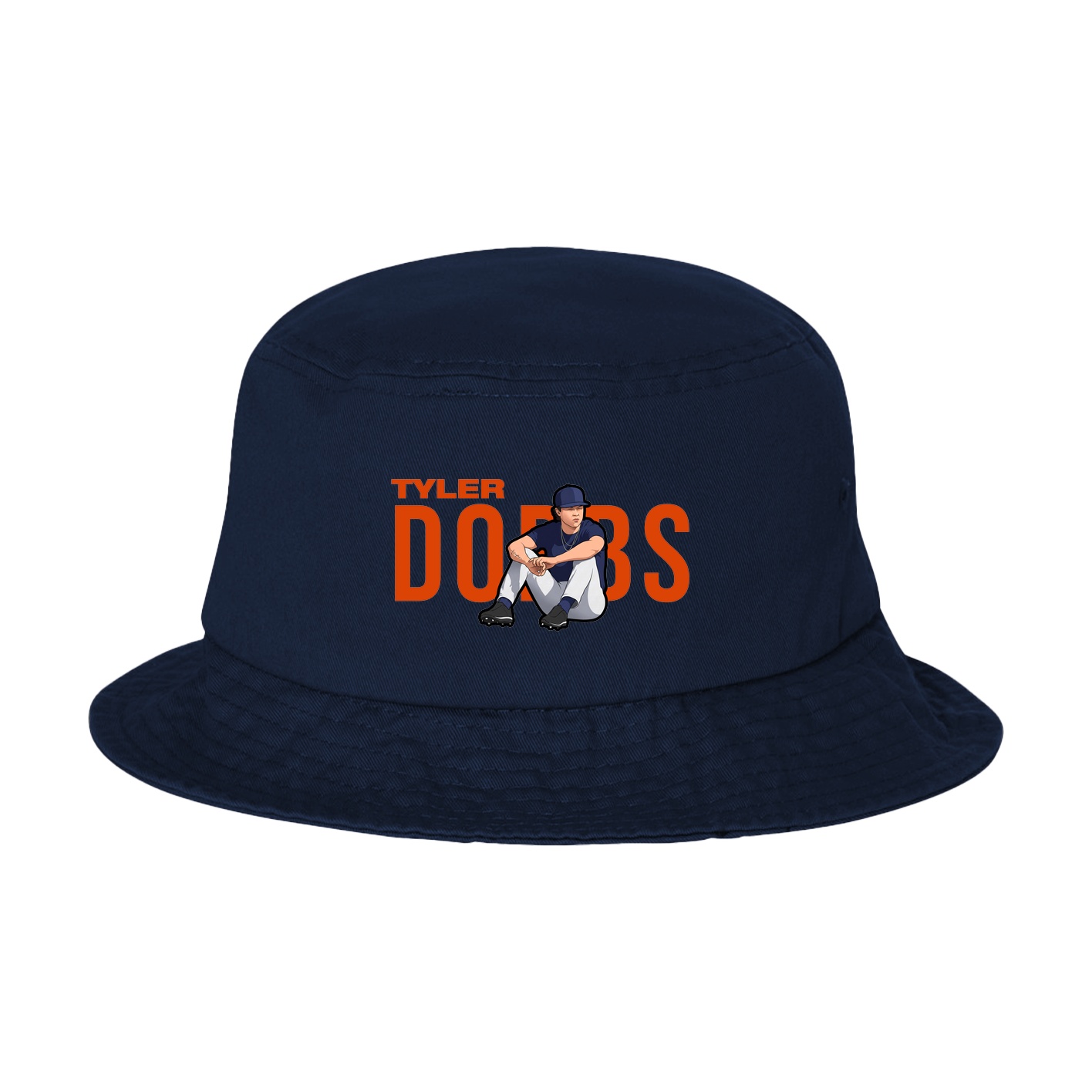 Bucket Cap — Player Name in Navy