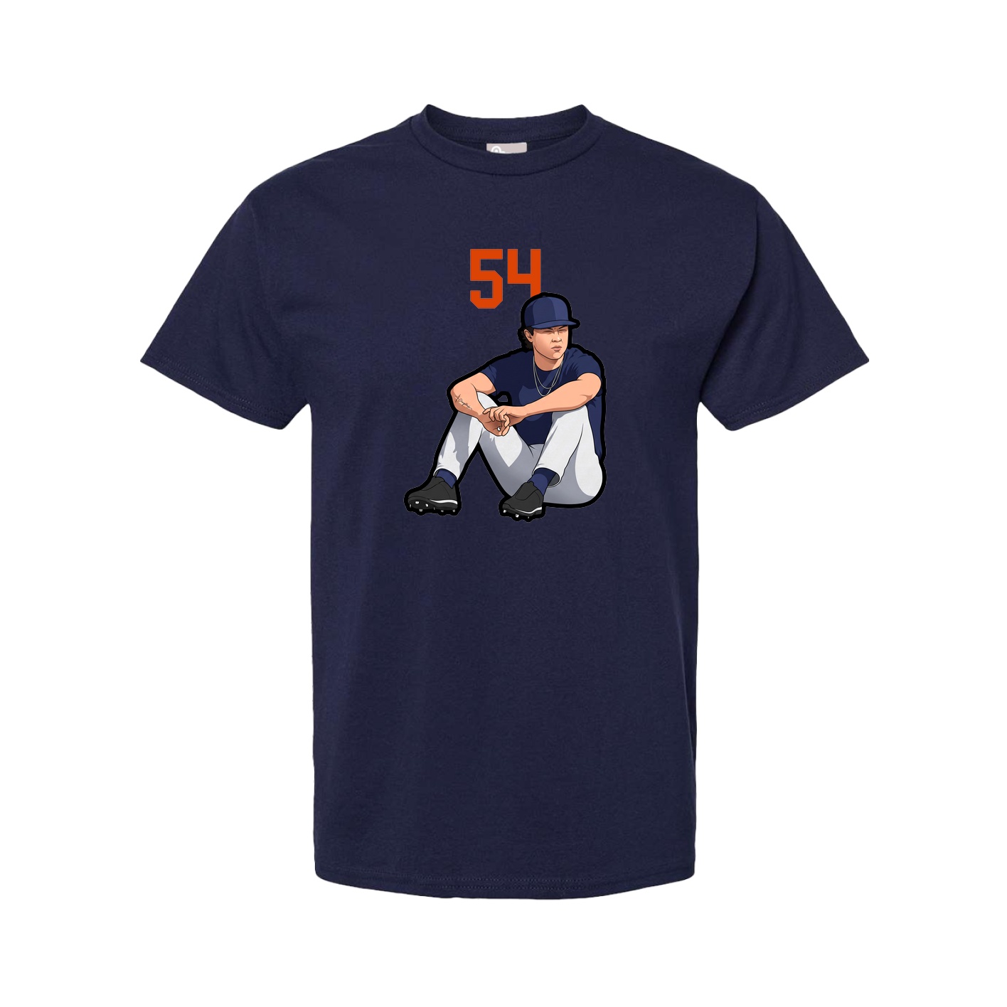 Tee — Number Top in Navy