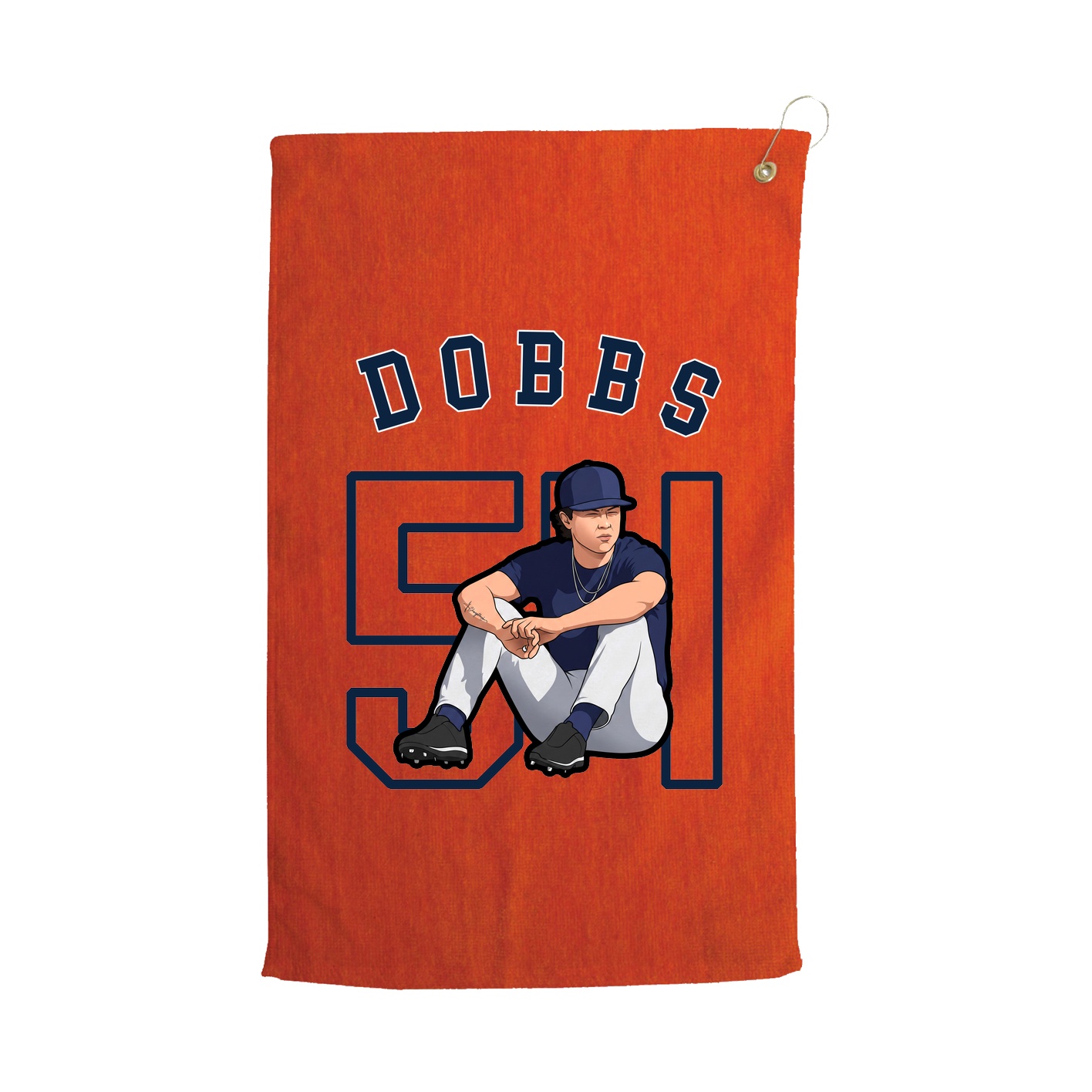 Golf Towel — Shirsey Arch in Orange