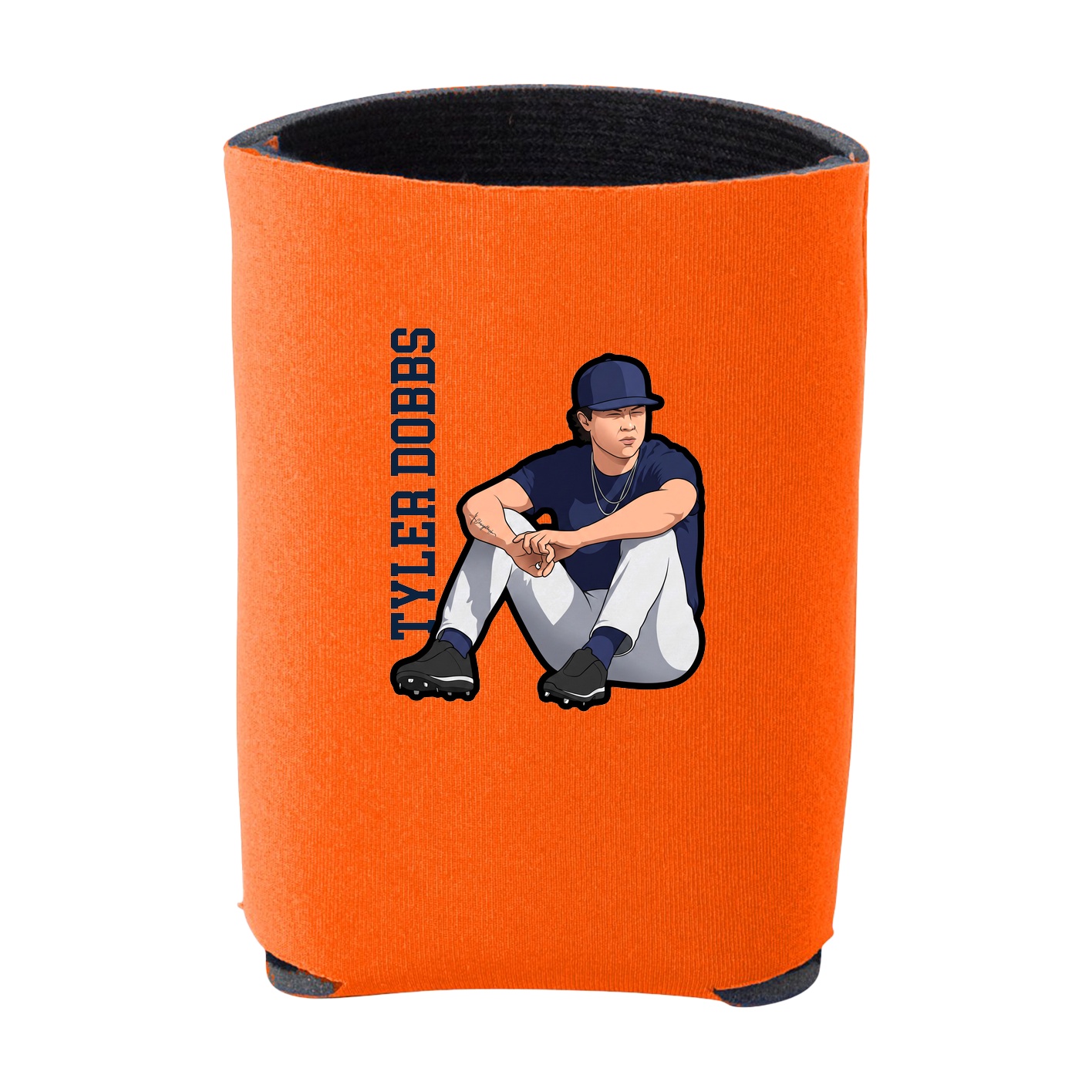 Can Holder — Name Vertical in Orange