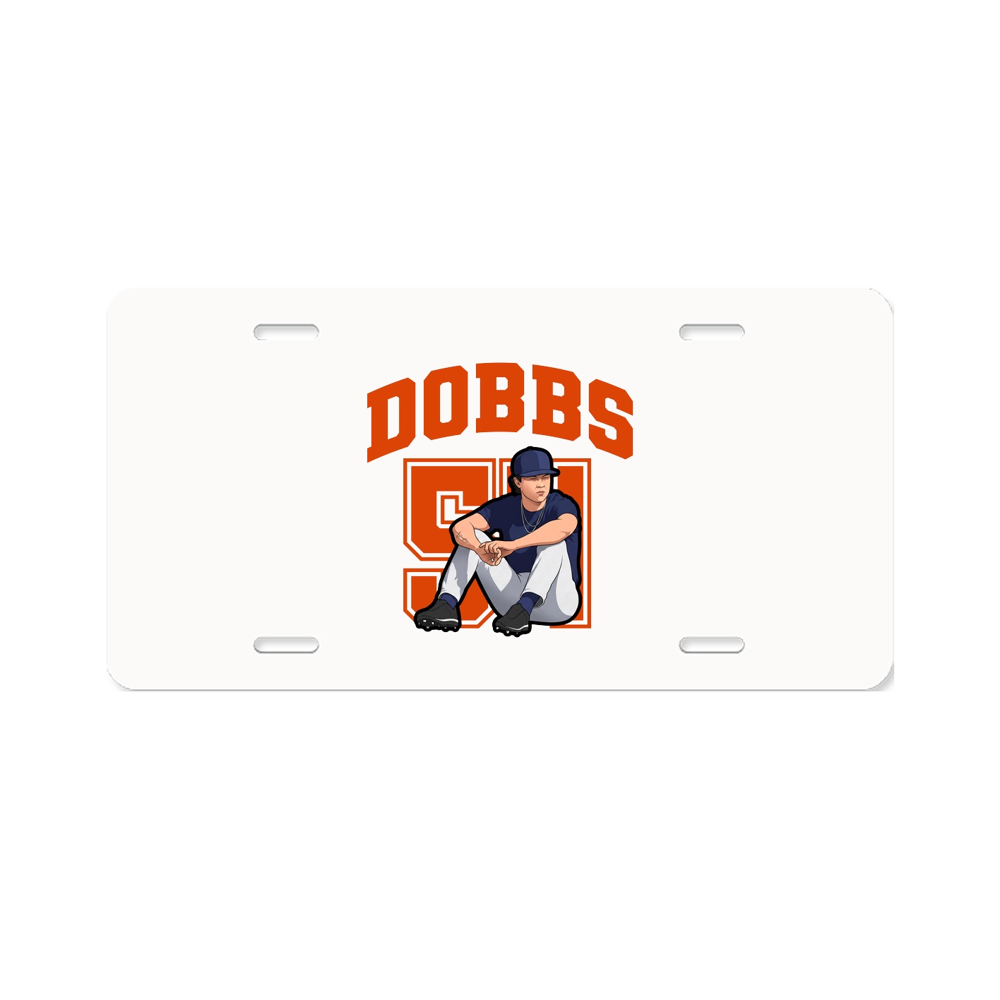 License Plate — Number in Classic