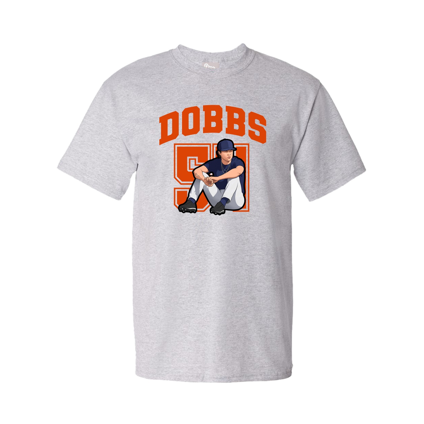 Youth Tee — Number in Grey
