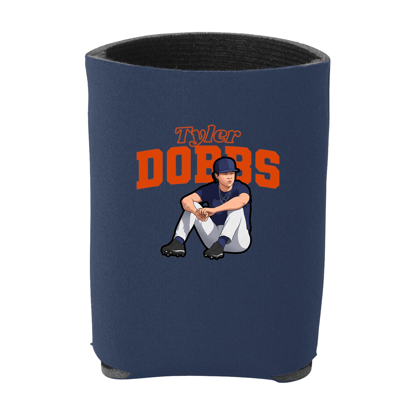 Can Holder — Name Arch in Navy
