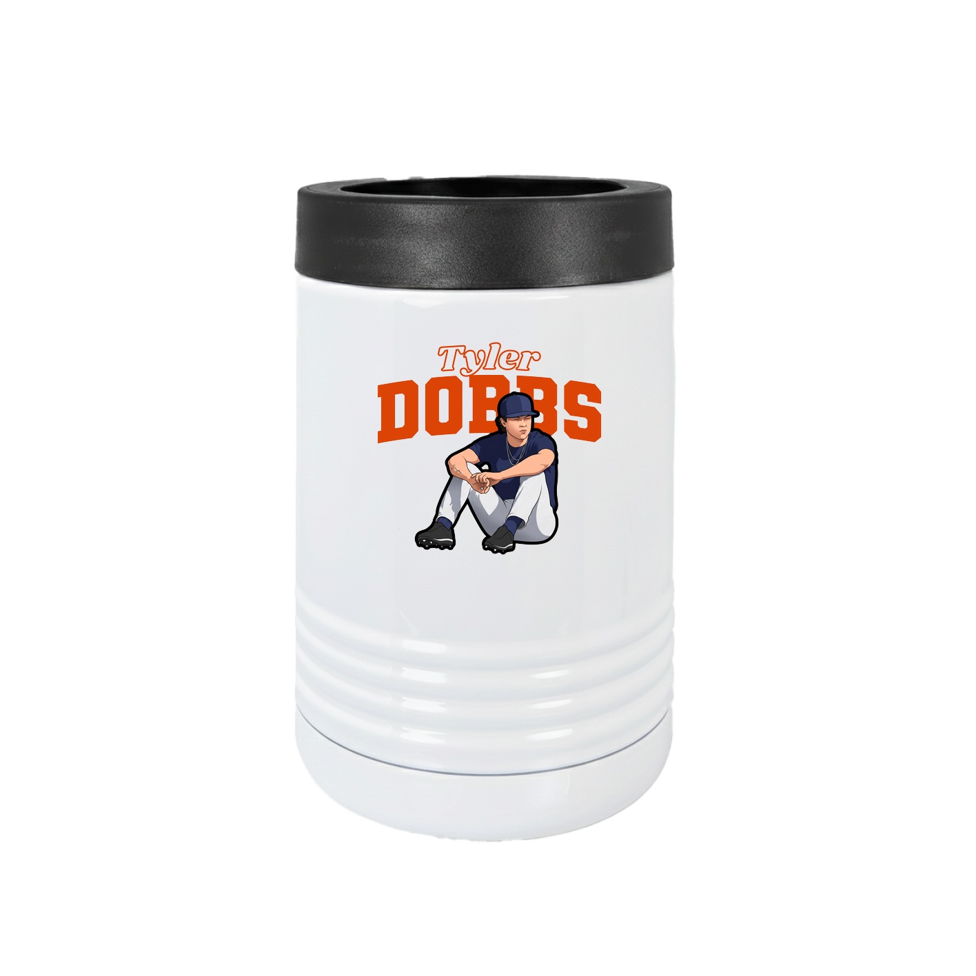 Beverage Holder — Name Arch in White