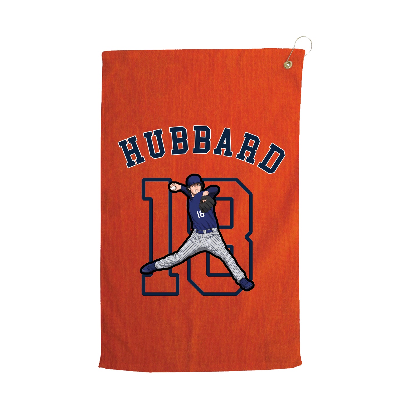 Golf Towel — Shirsey Arch in Orange