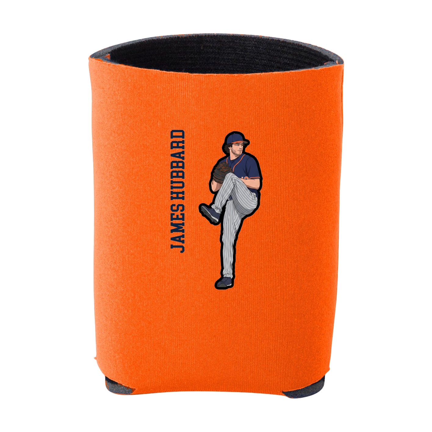 Can Holder — Name Vertical in Orange