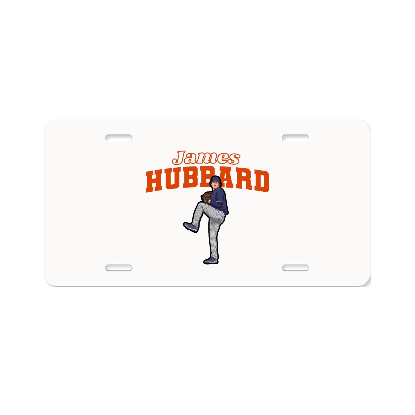 License Plate — Name Arch in Classic